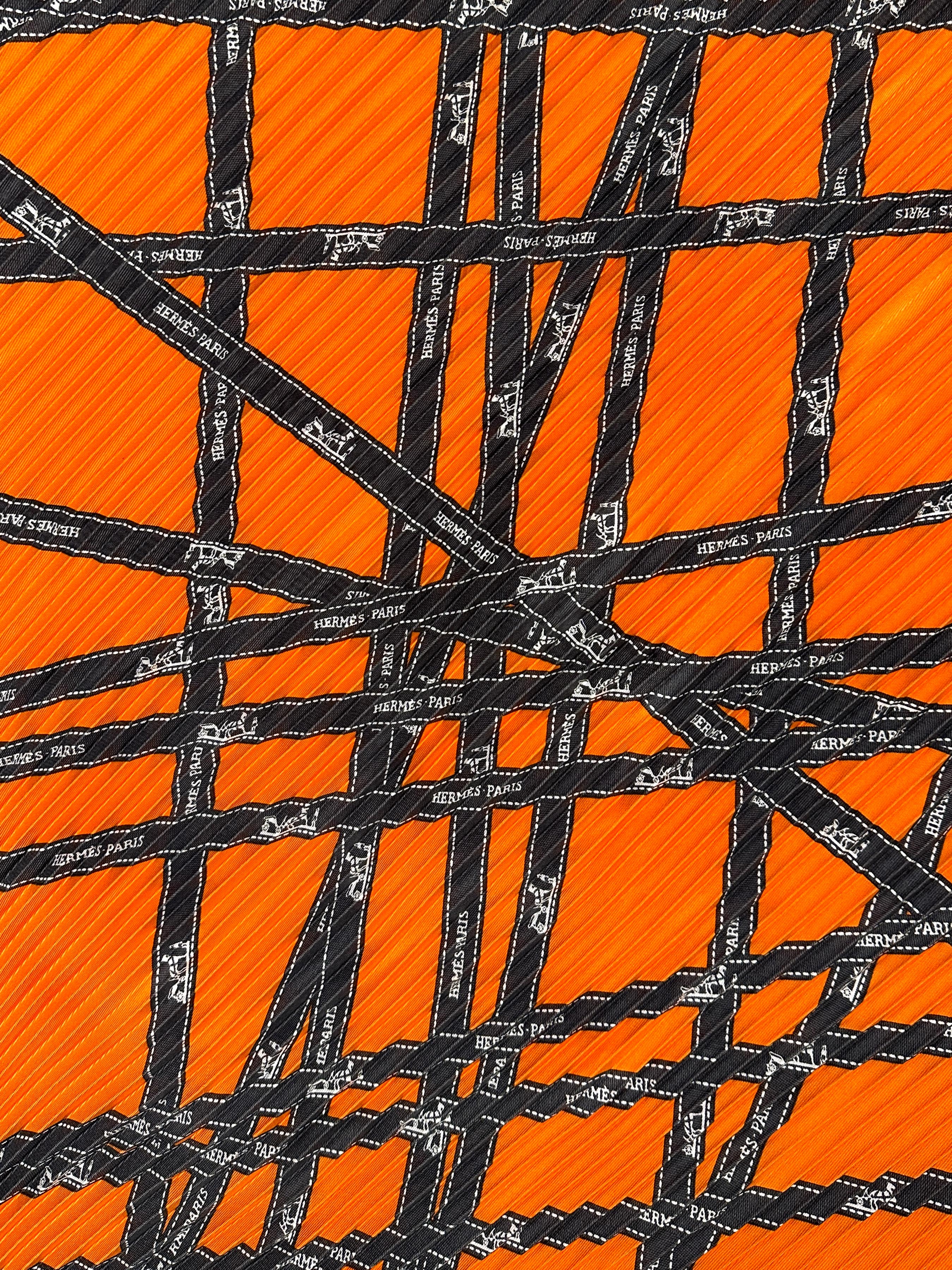 Hermès Bolduc Plissé 90