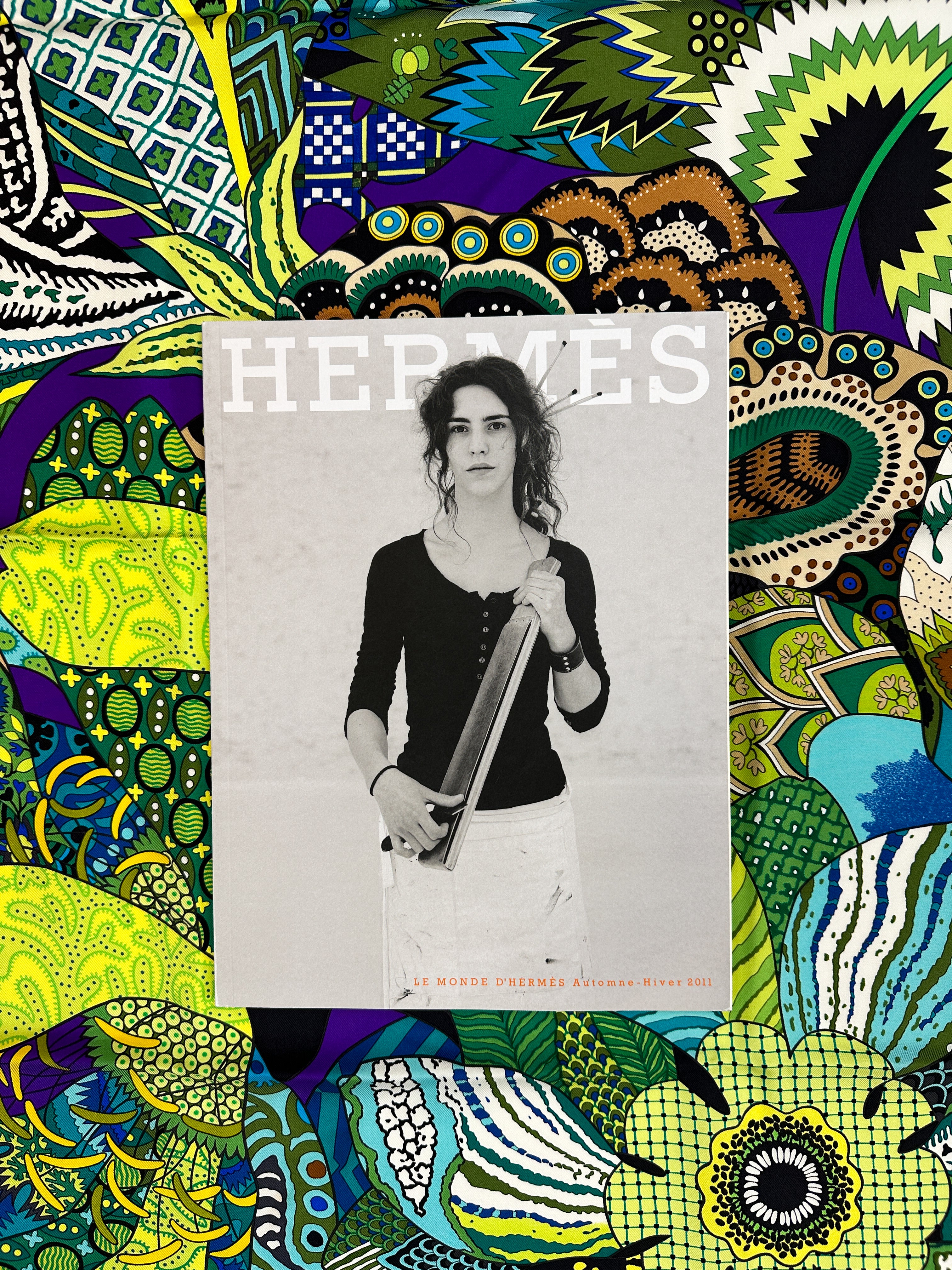 Hermès Fleurs d'indiennes 90