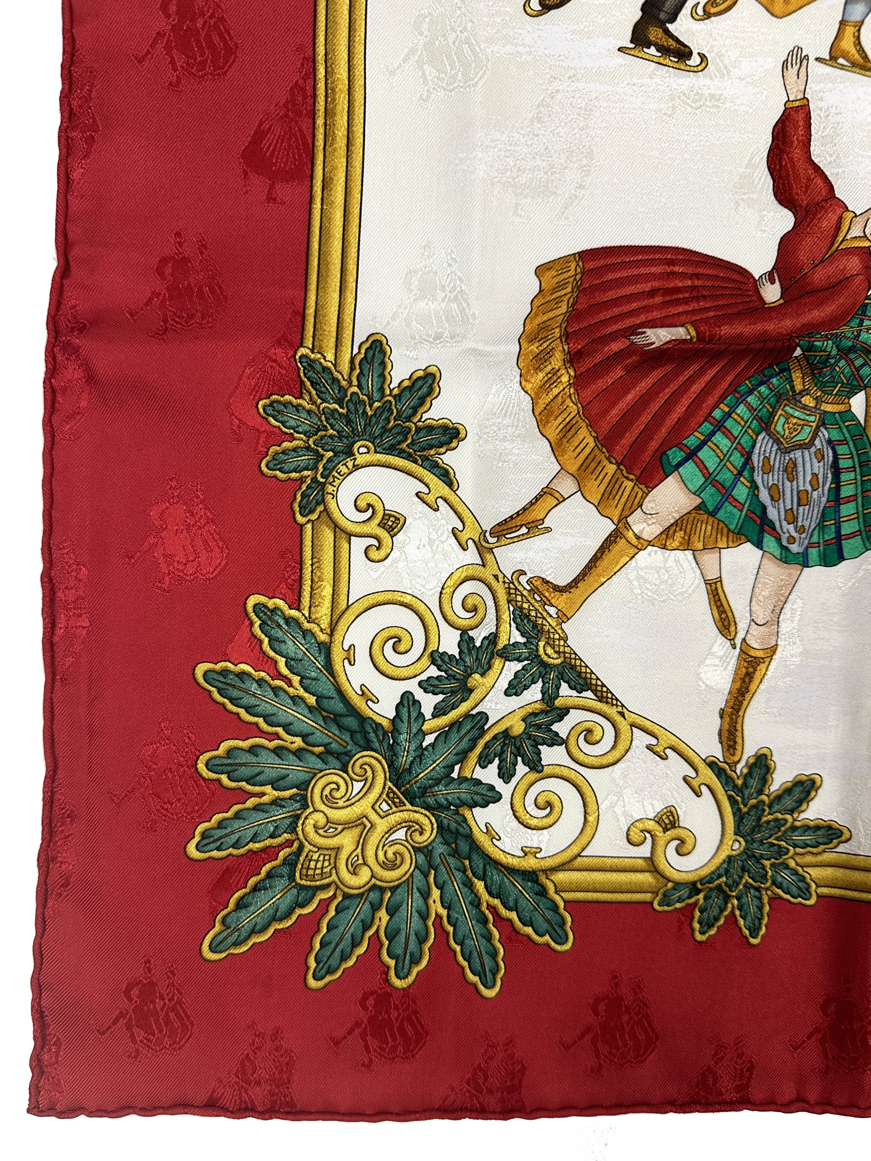 Hermès Joies d'Hiver Jacquard 90