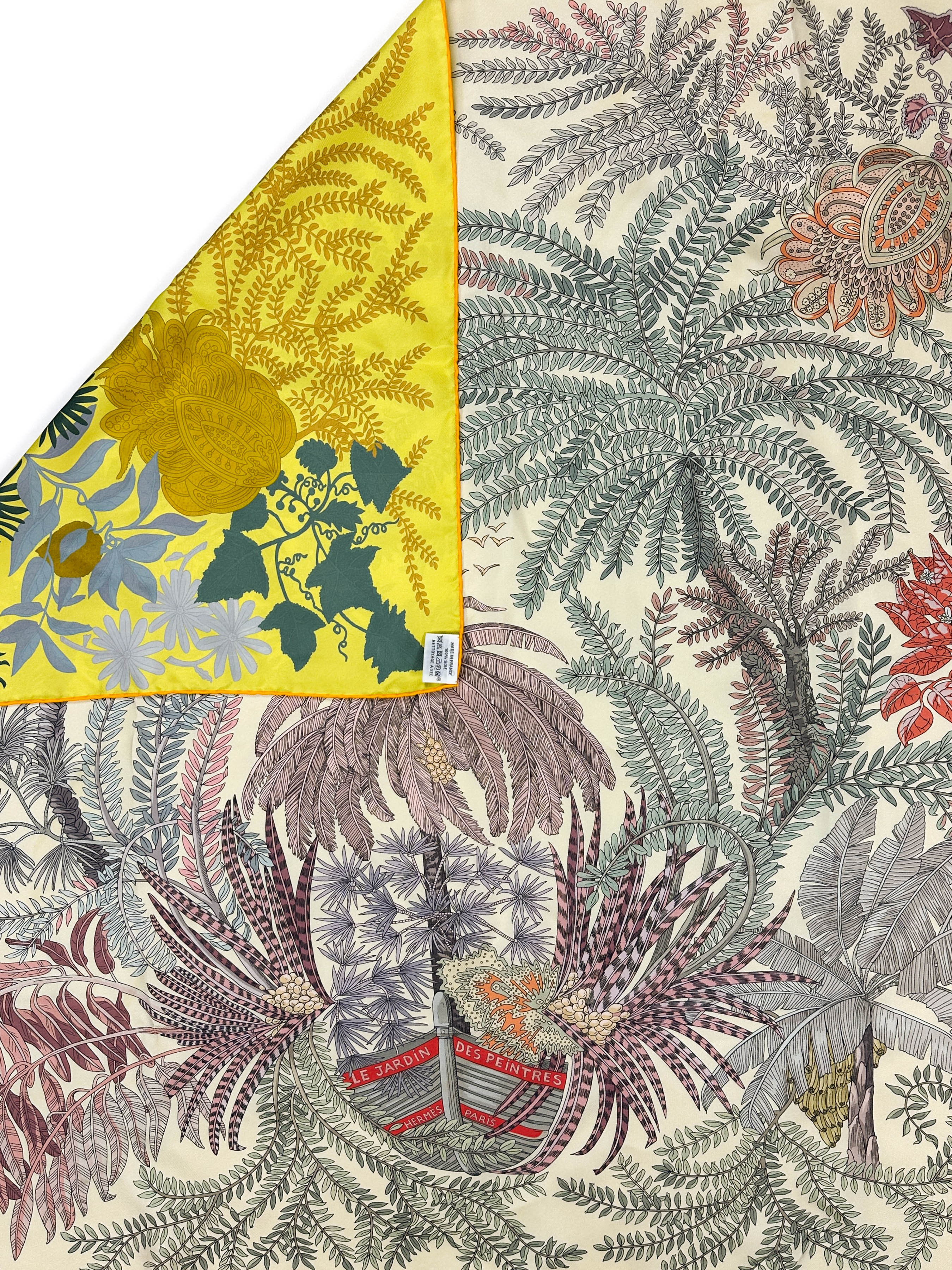Hermès Le Jardin des Peintres Double Face 90