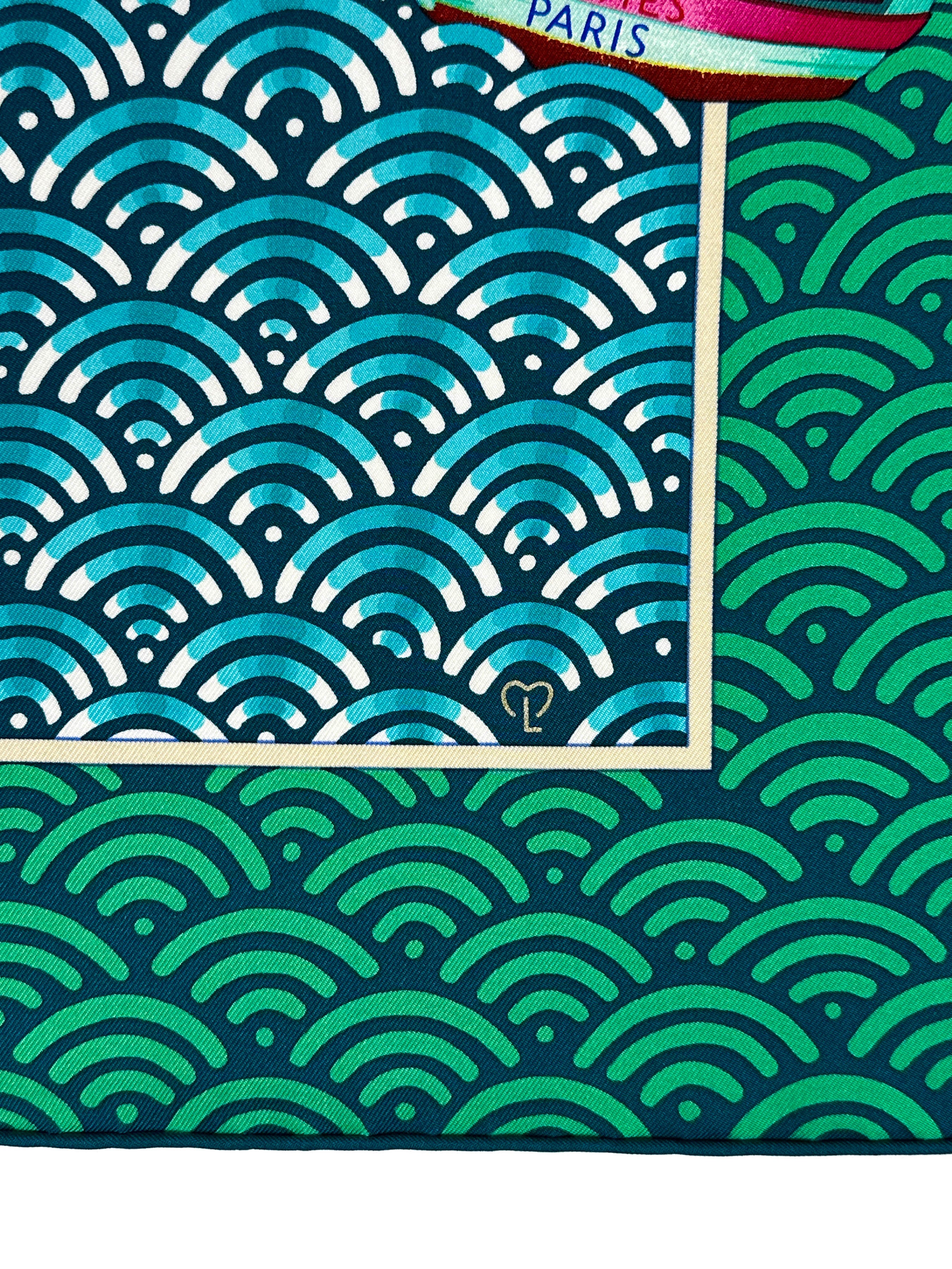 Hermès Bateau Fleuri 90