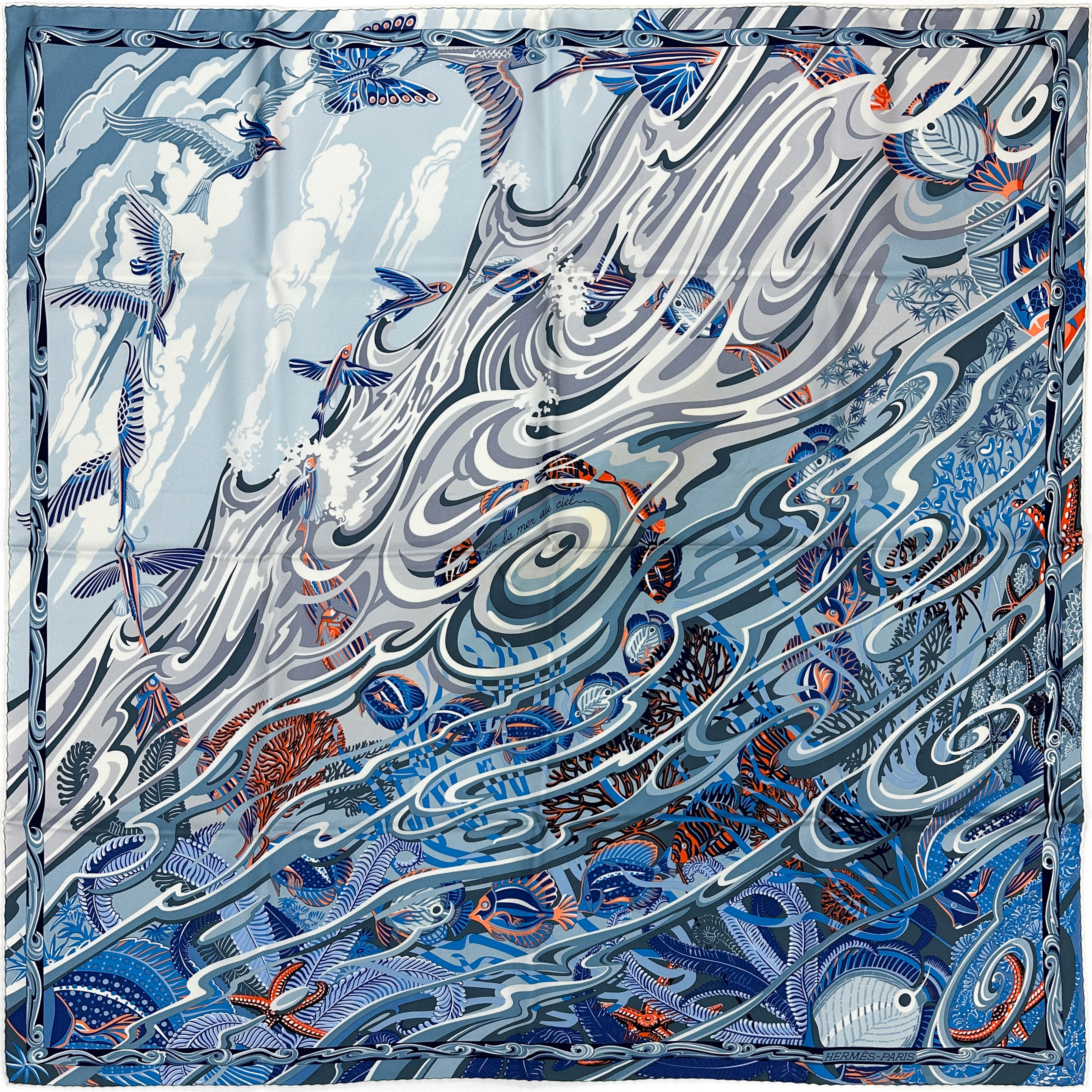 Hermès De La Mer Au Ciel 90