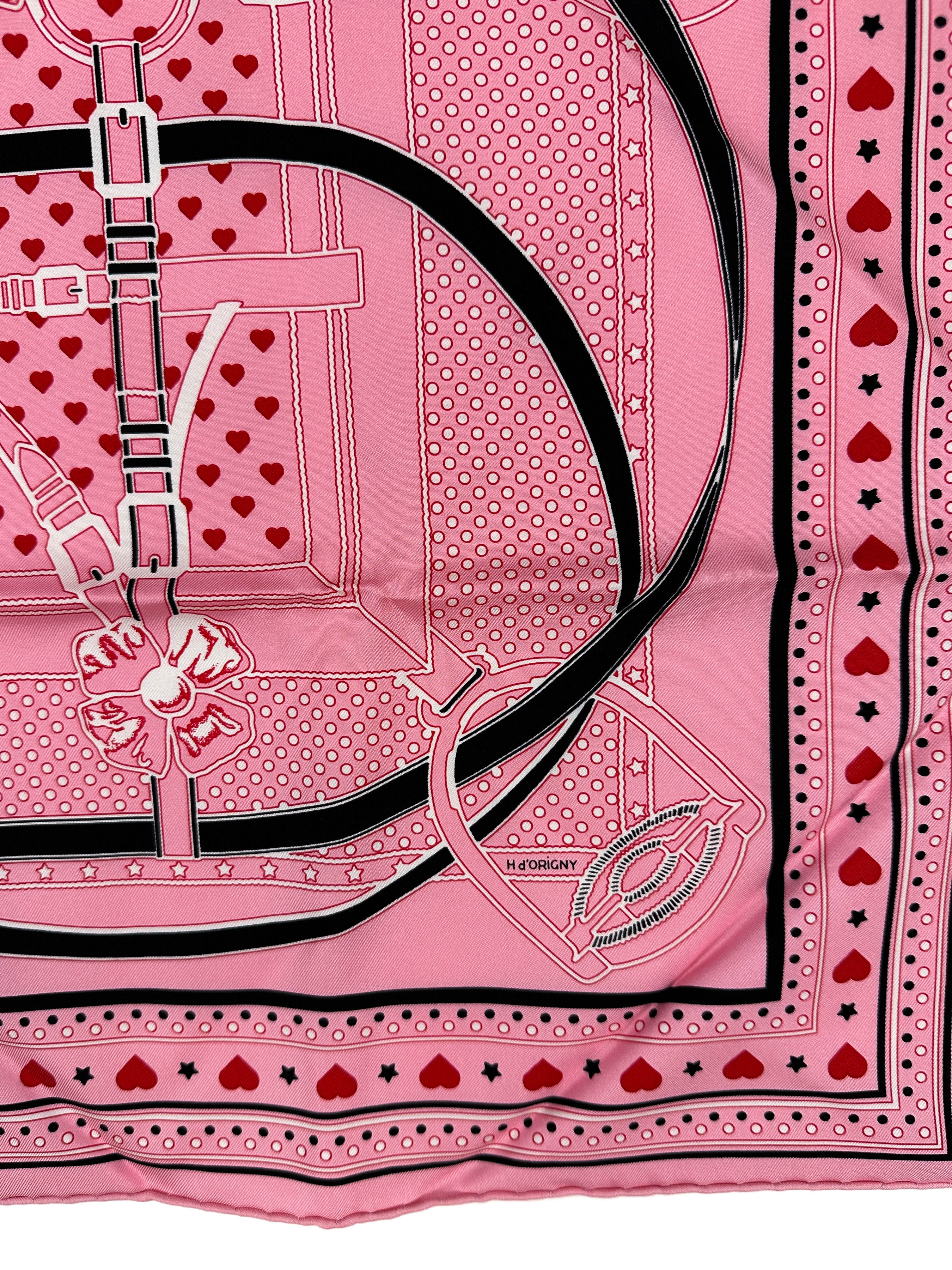 Hermès Le Grand Manege Bandana Love 70