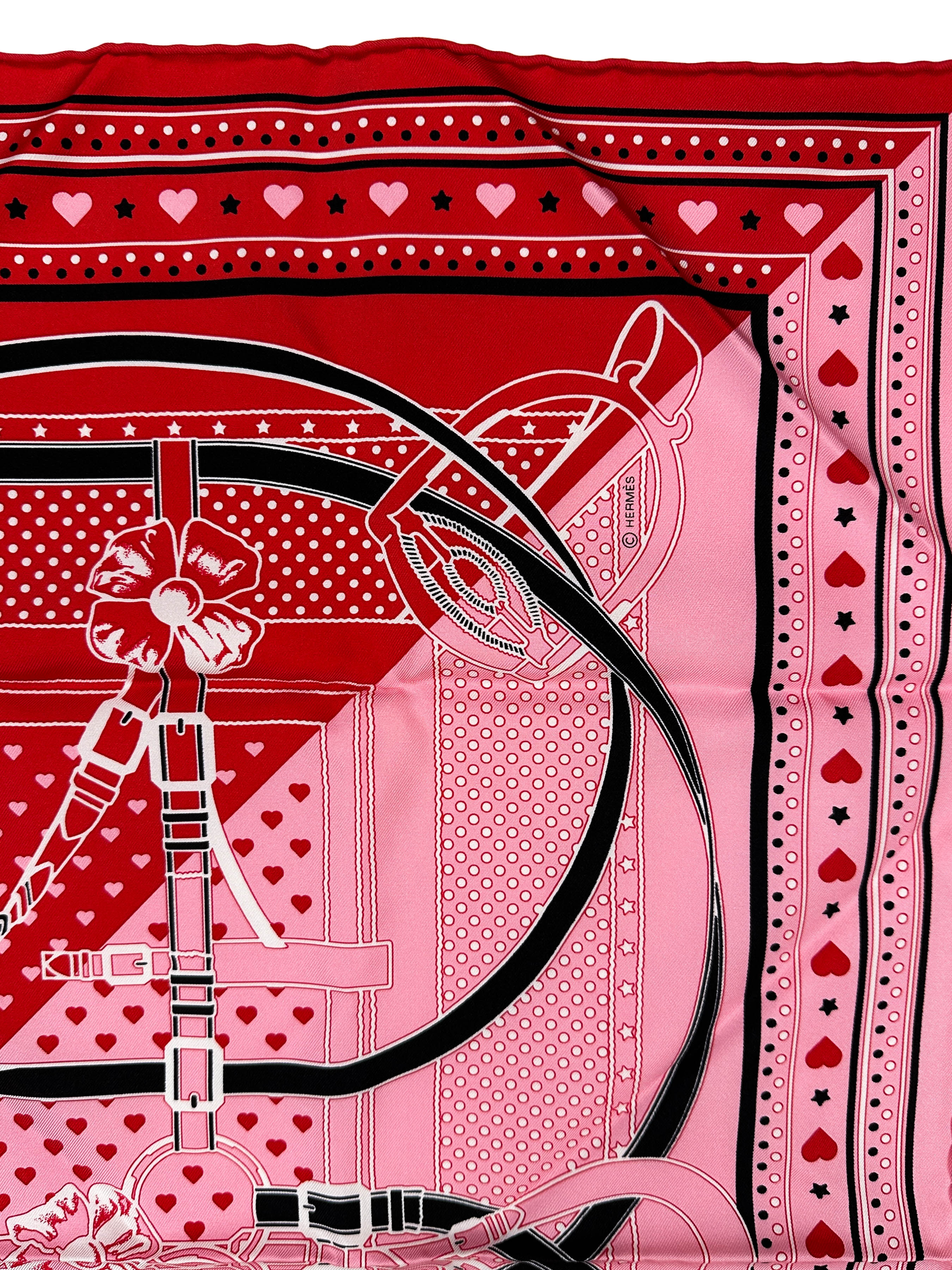 Hermès Le Grand Manege Bandana Love 70