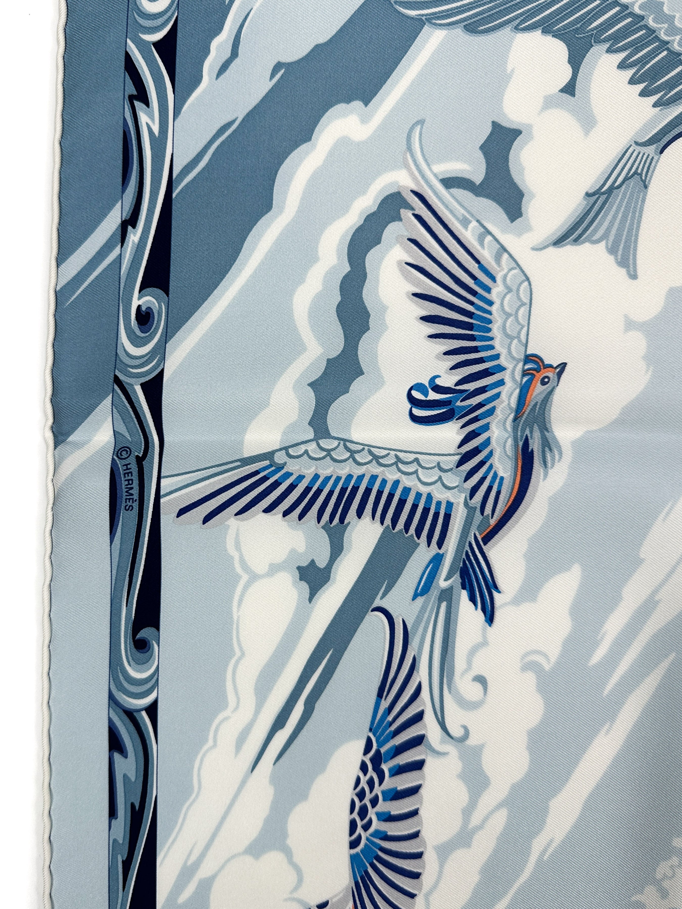 Hermès De La Mer Au Ciel 90