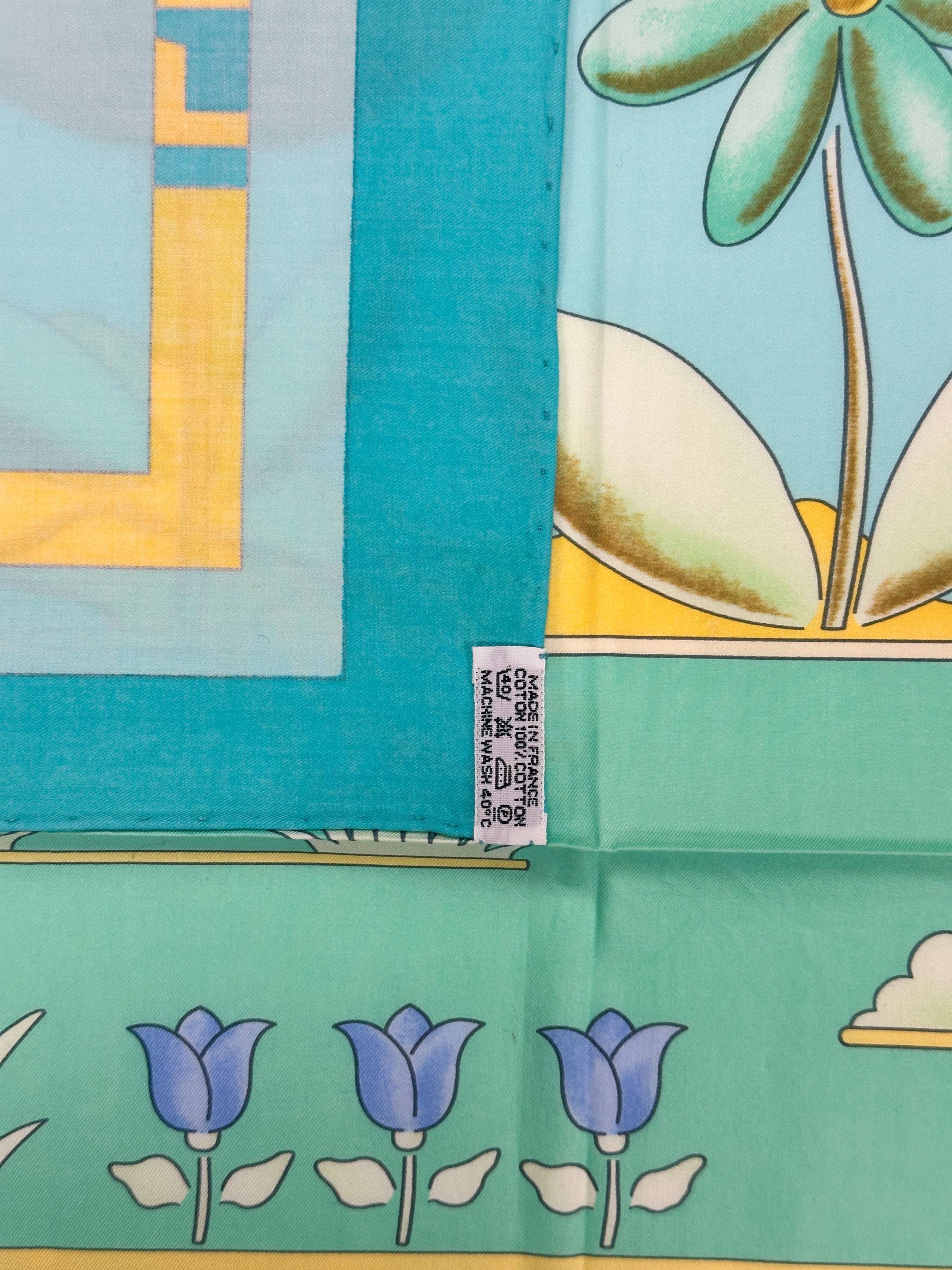 Hermès Les Printemps Cotton 70