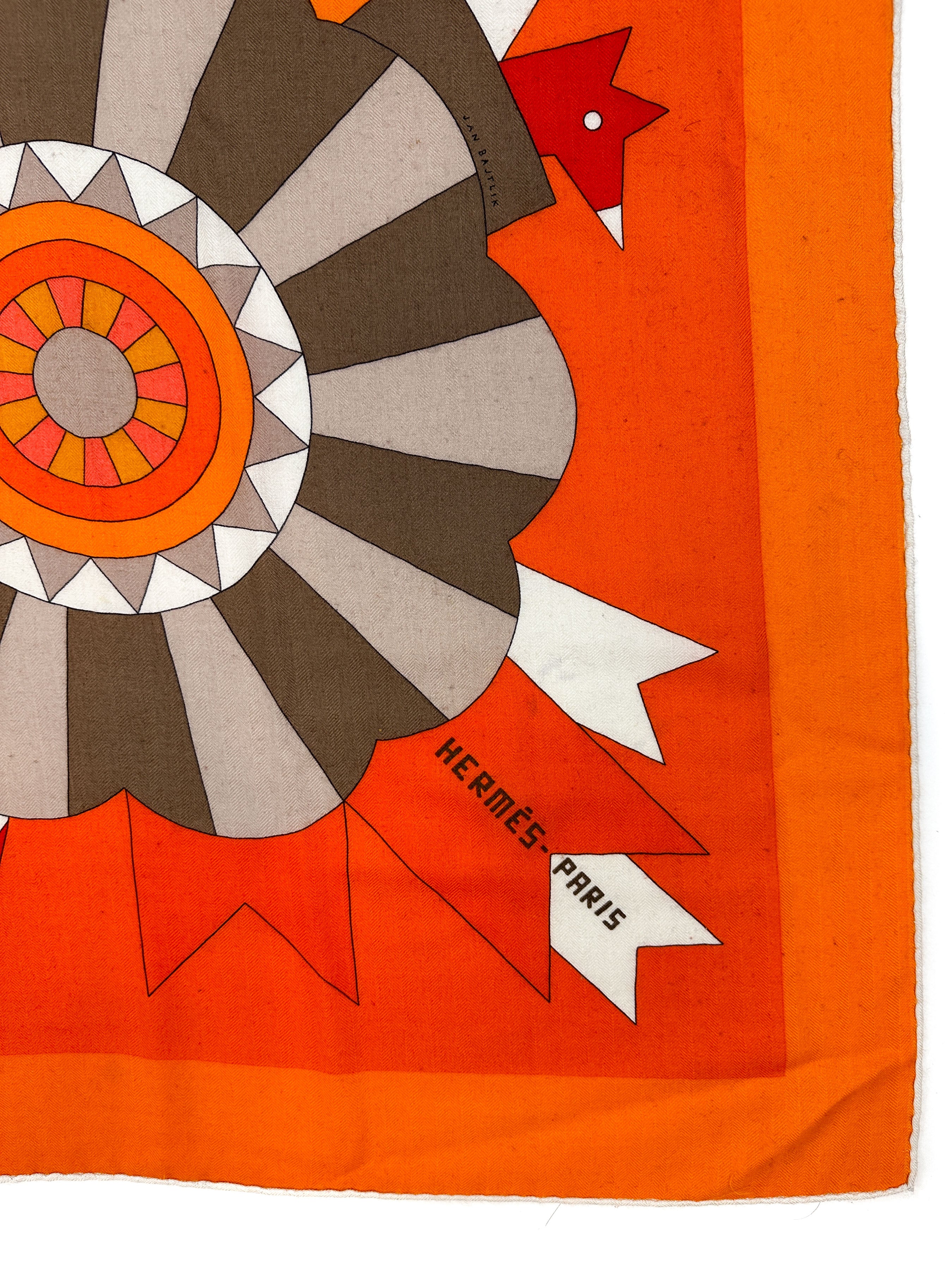 Hermès Cheval de Fête Cashmere Silk 140