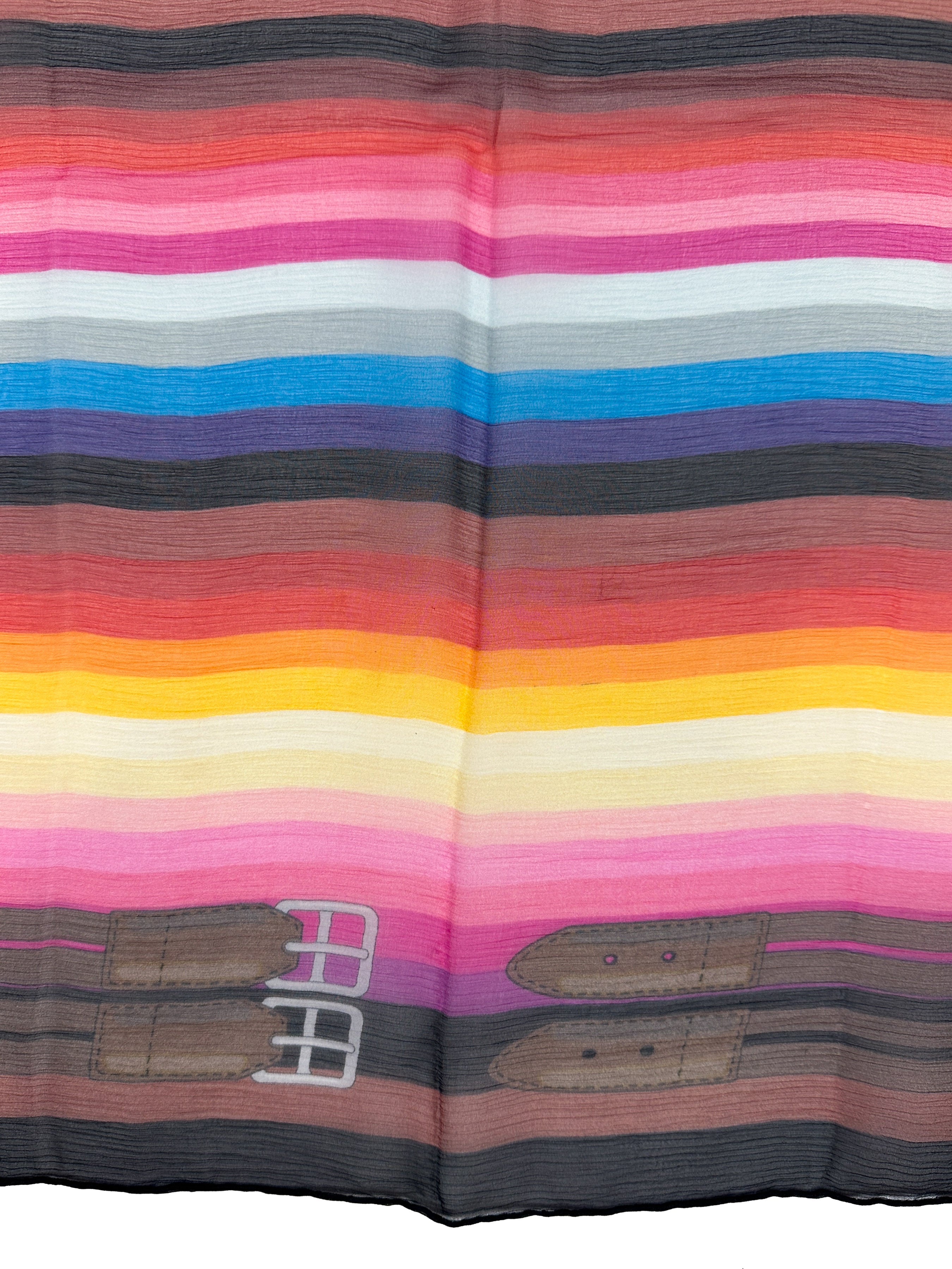 Hermès Rayures Mexicaines Mousseline 140