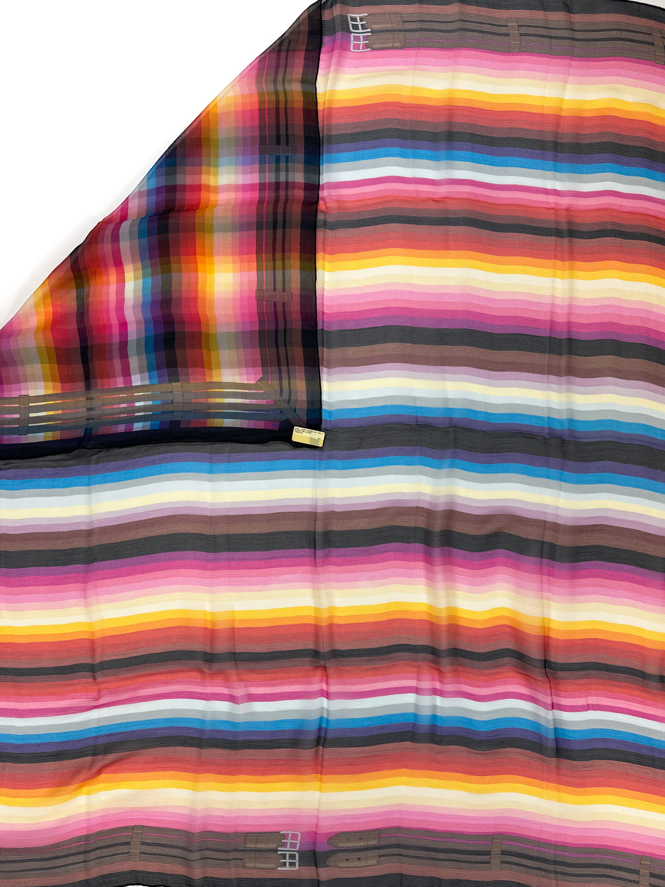 Hermès Rayures Mexicaines Mousseline 140