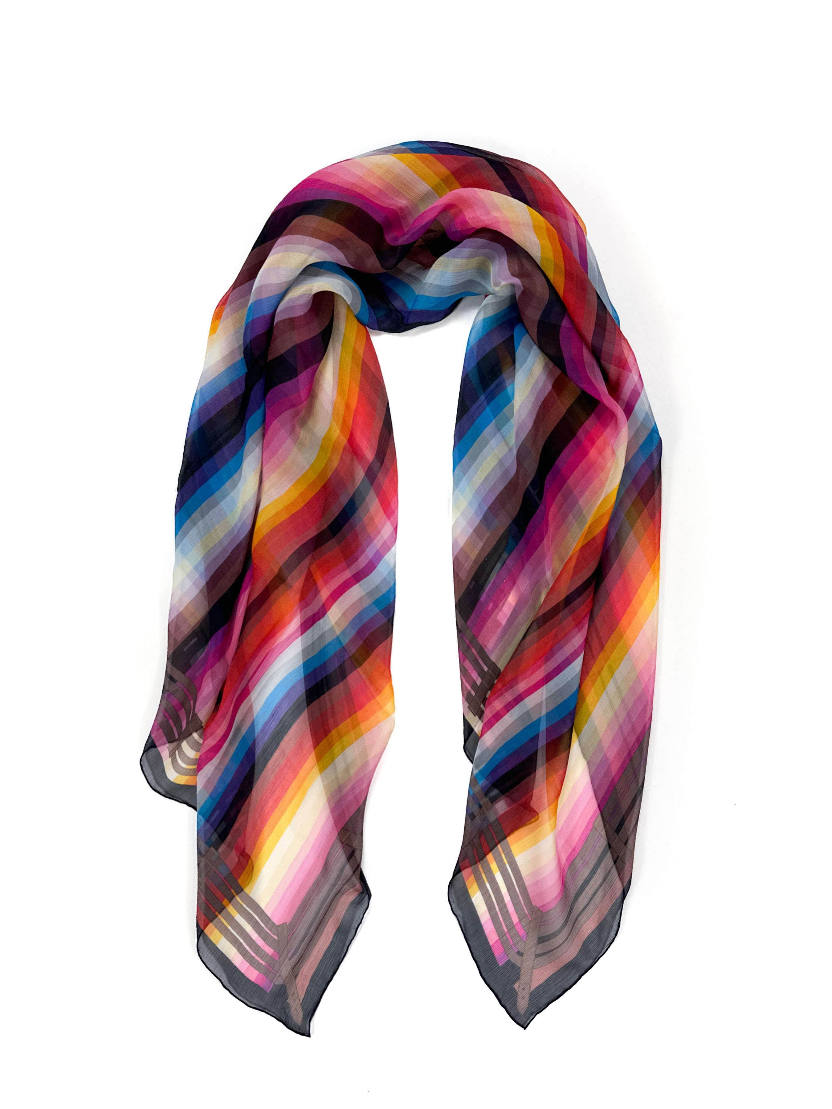 Hermès Rayures Mexicaines Mousseline 140