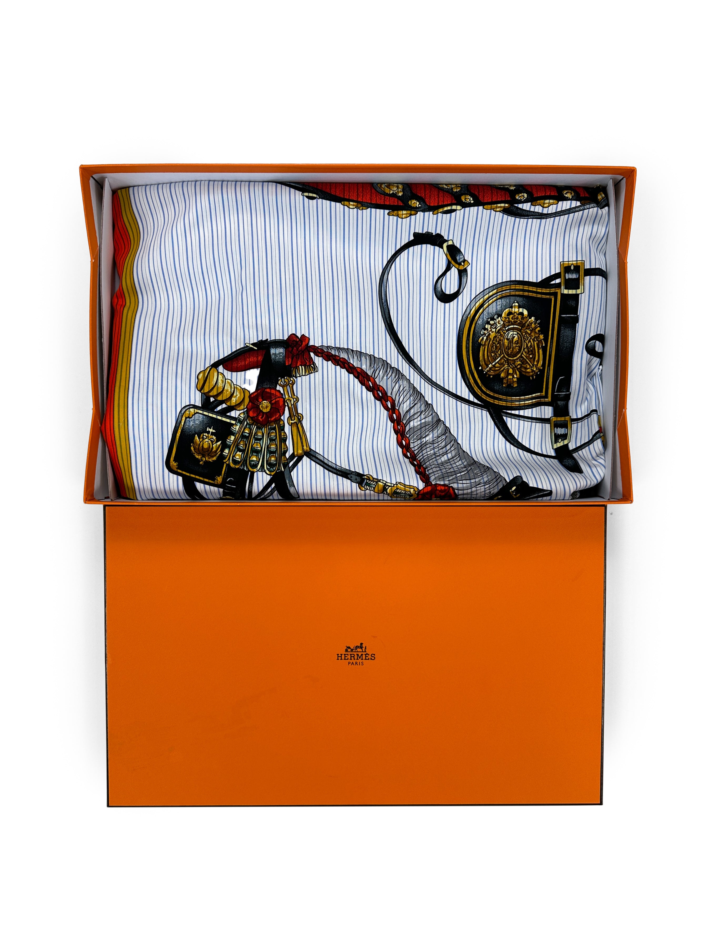 Hermès x Comme des Garçons Harnais de Coeur Shawl