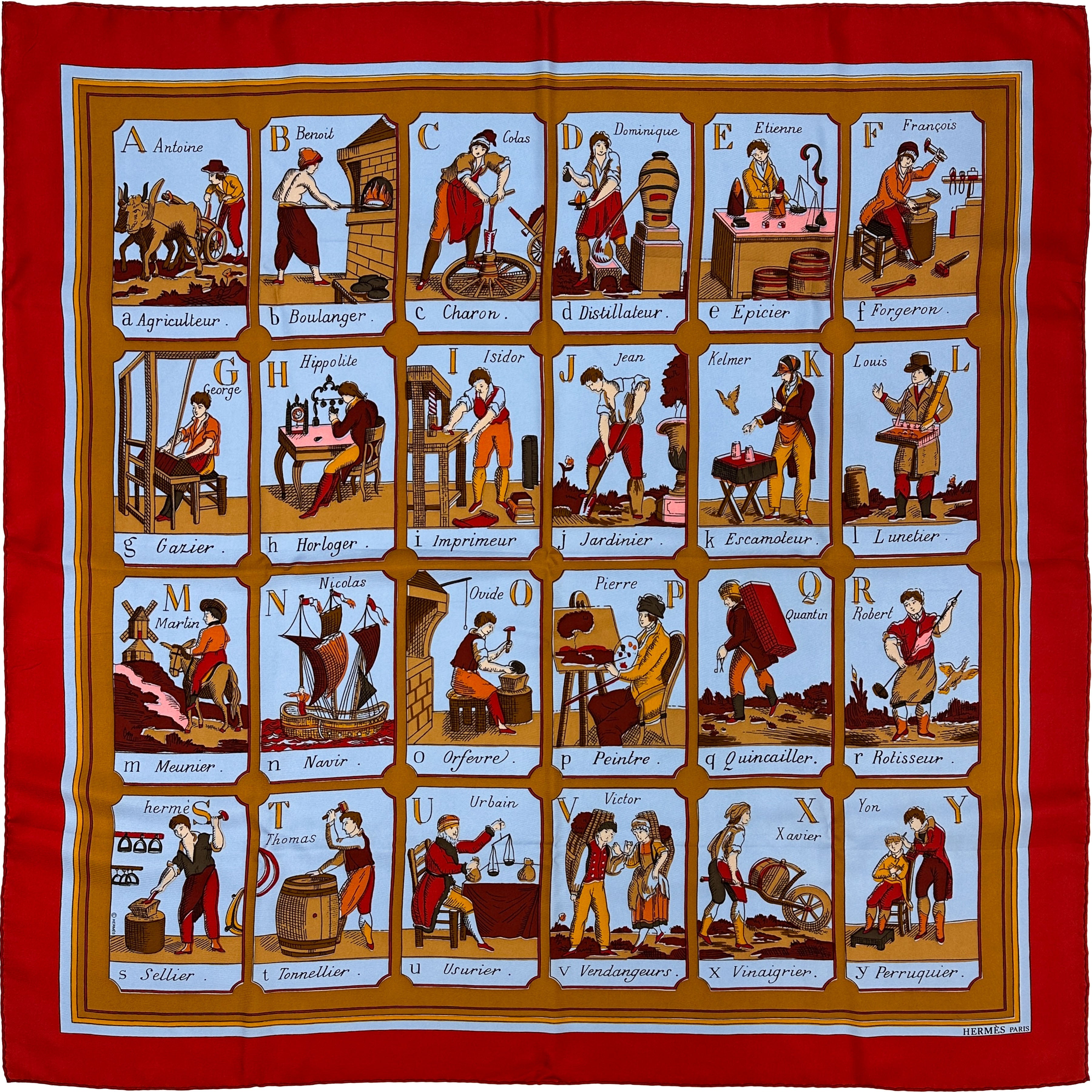 Hermès L'alphabet des Métiers 90