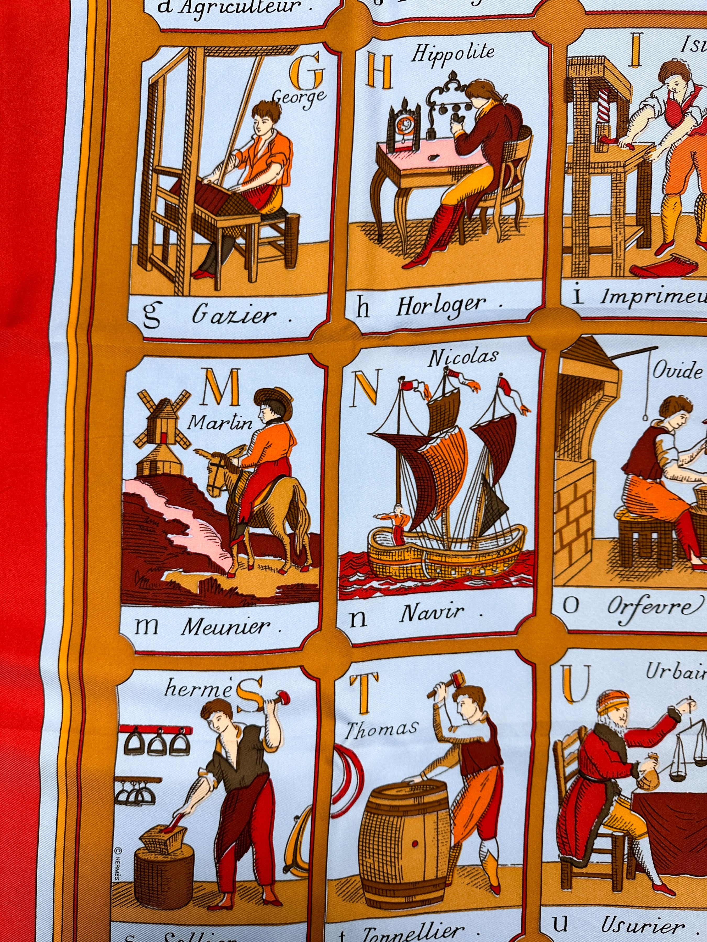 Hermès L'alphabet des Métiers 90