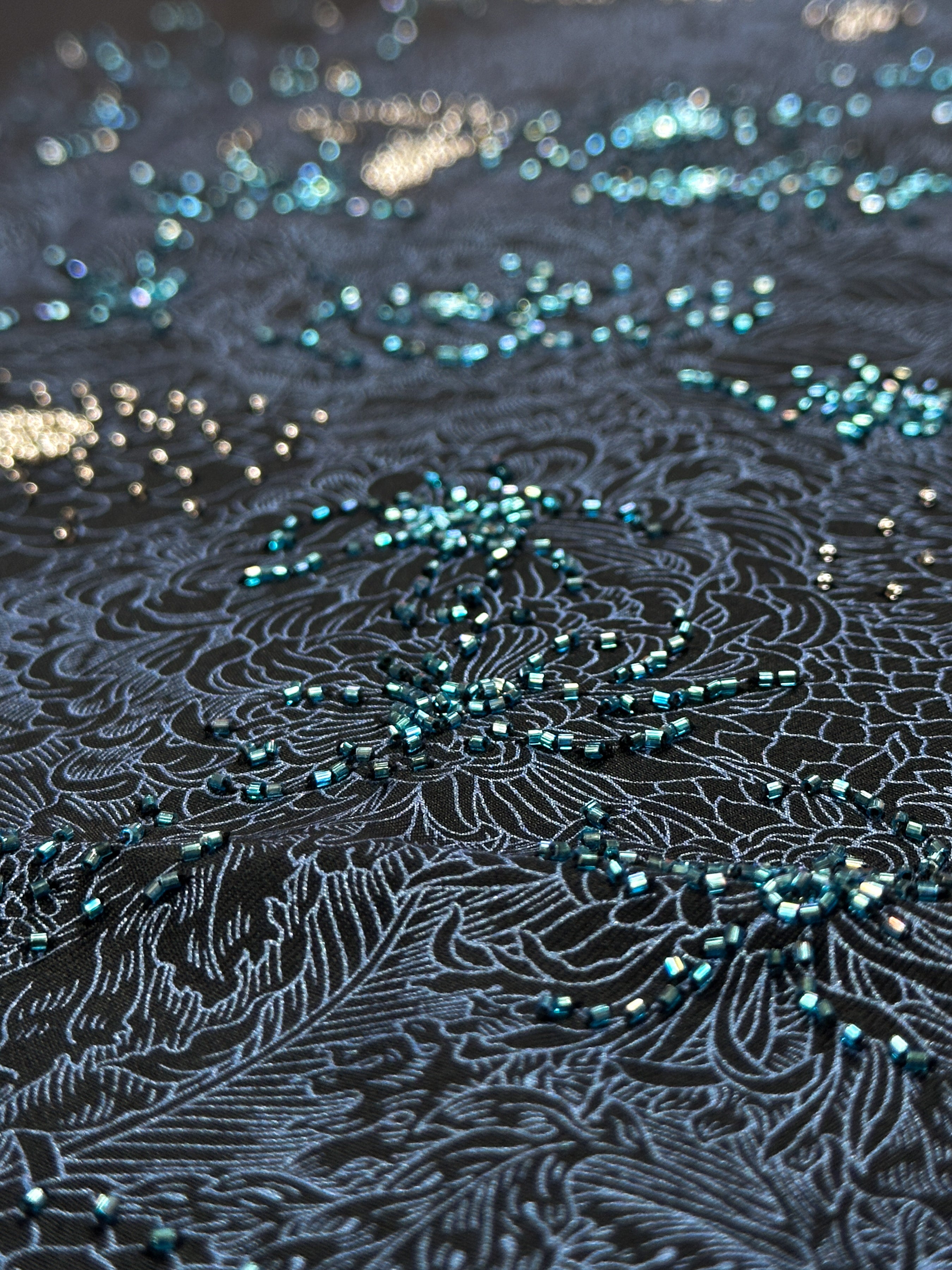 Hermès Robe Légère Beaded Exceptional 90
