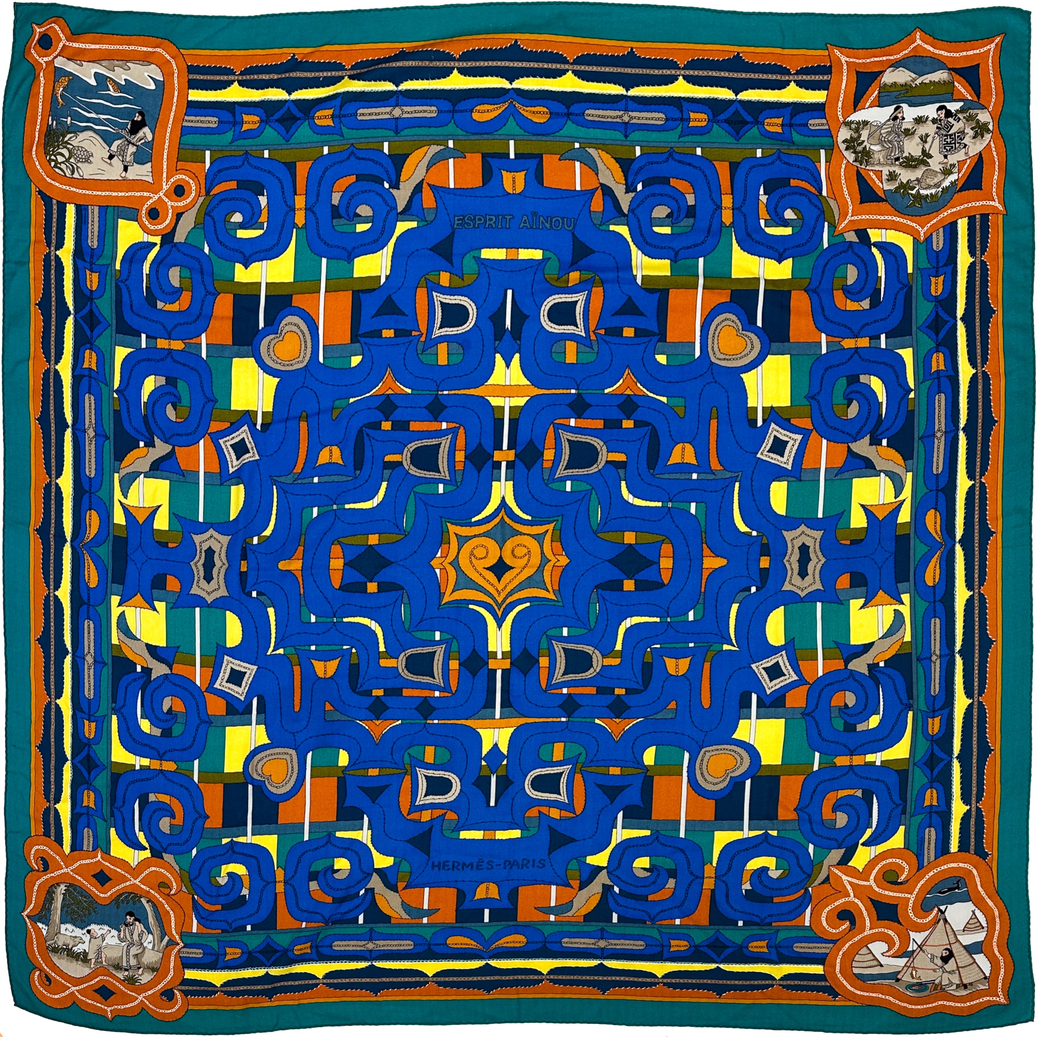 Hermès Esprit Aïnou Cashmere Silk 140