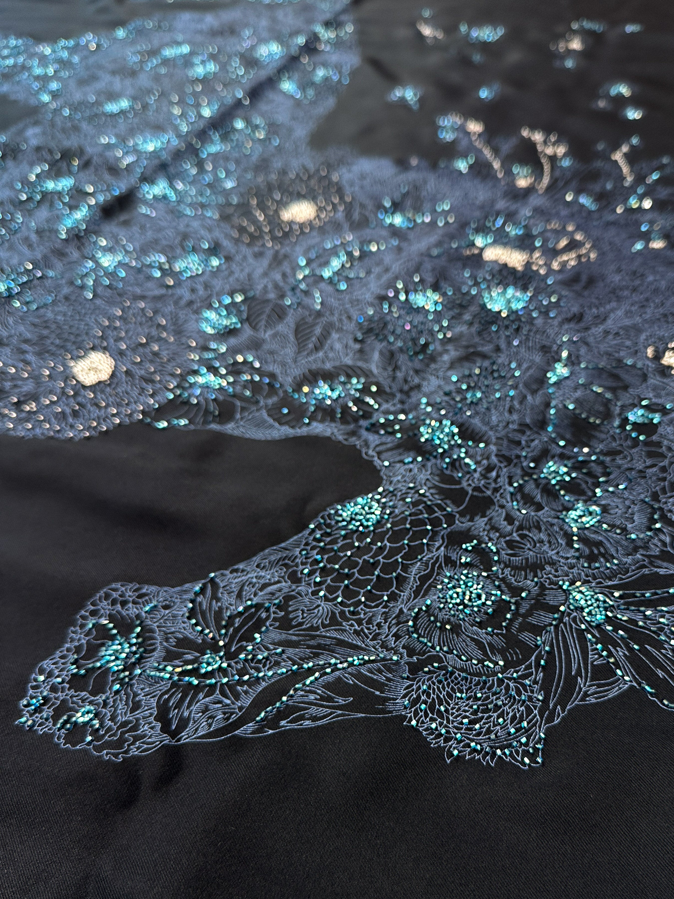 Hermès Robe Légère Beaded Exceptional 90