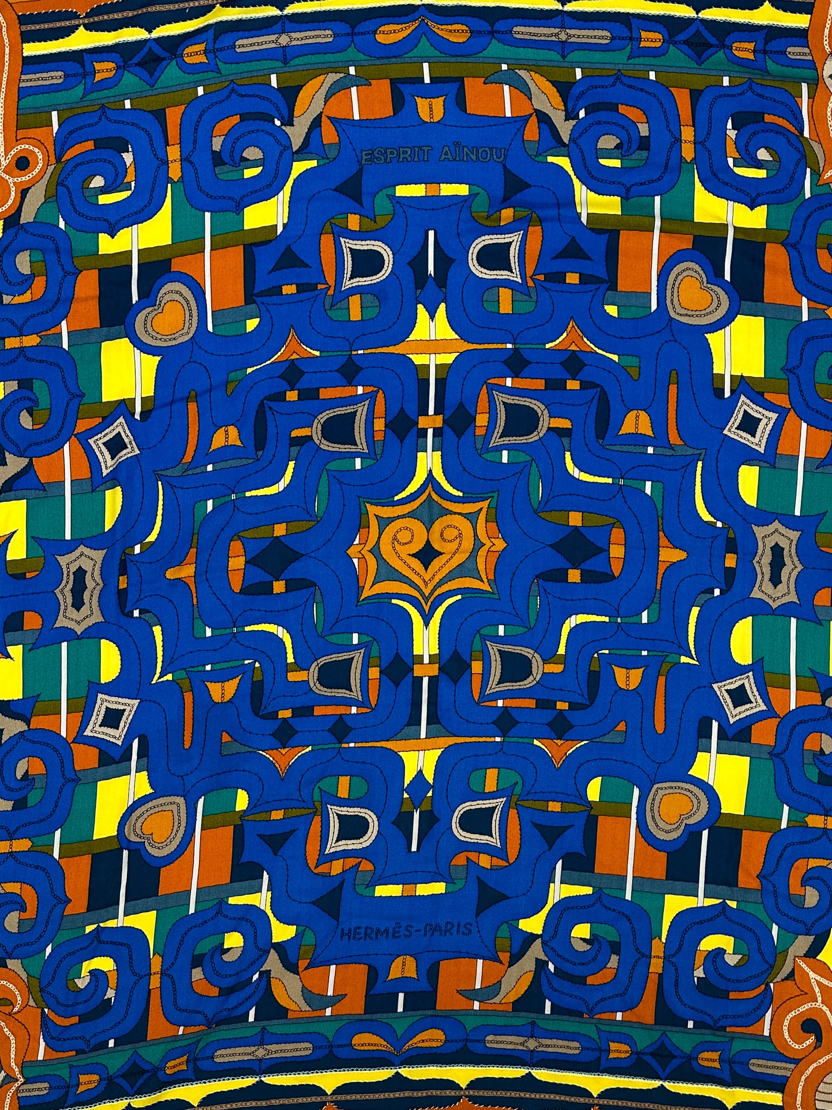 Hermès Esprit Aïnou Cashmere Silk 140