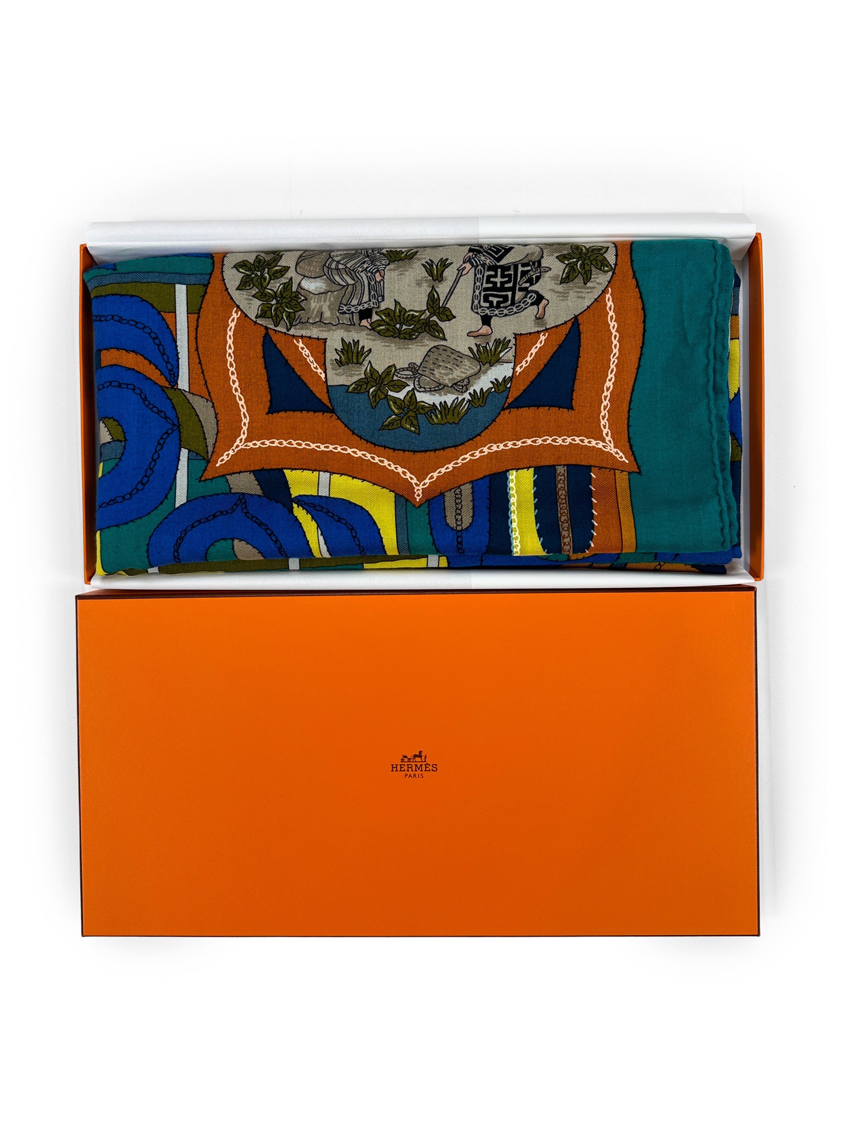 Hermès Esprit Aïnou Cashmere Silk 140