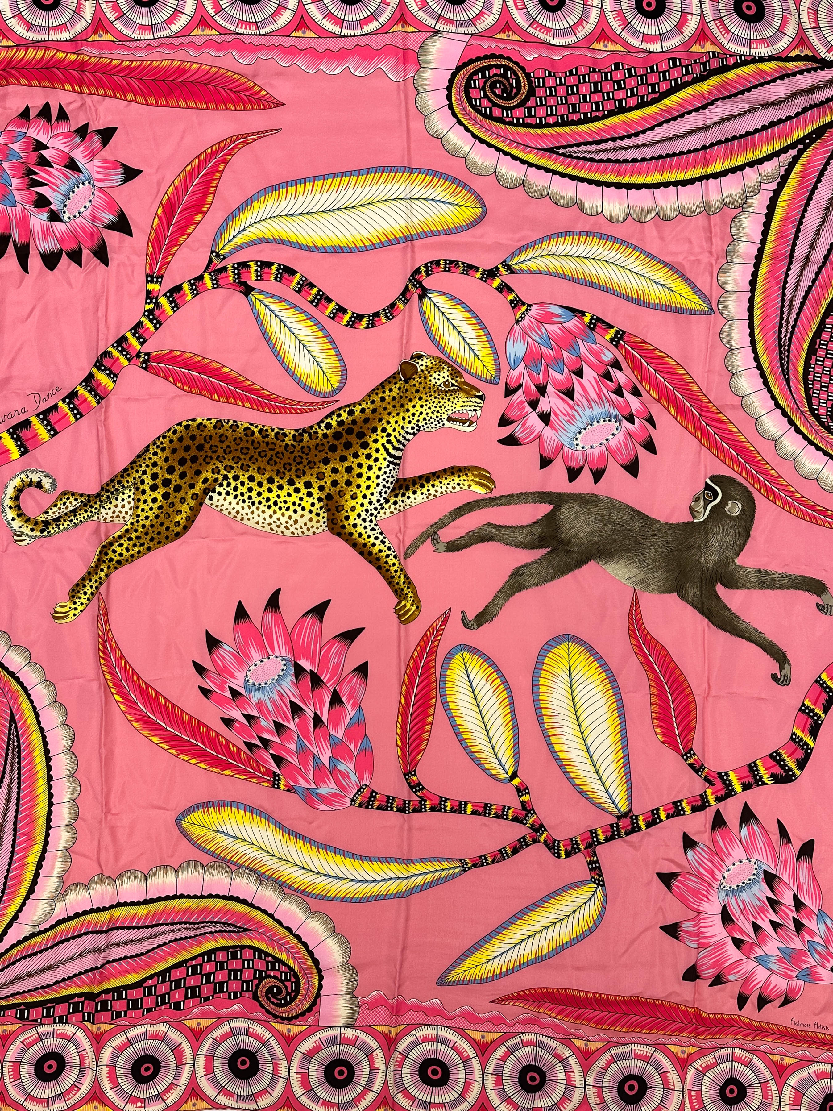 Hermès The Savana Dance Wash Silk 140