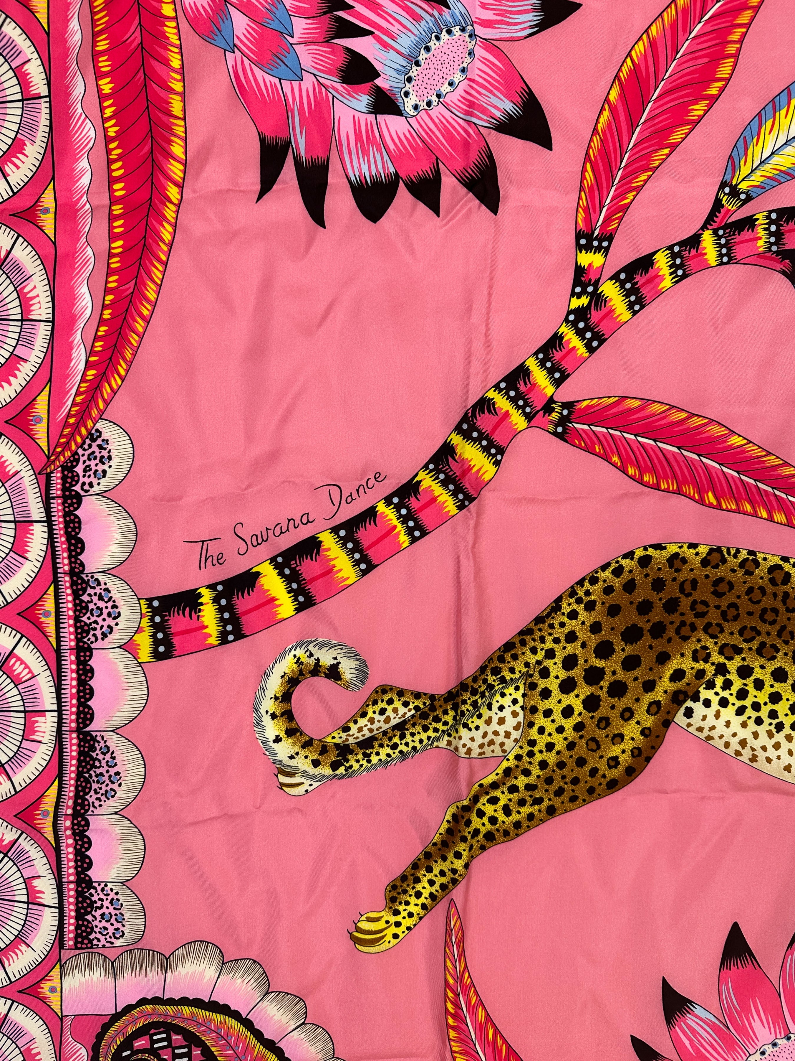 Hermès The Savana Dance Wash Silk 140