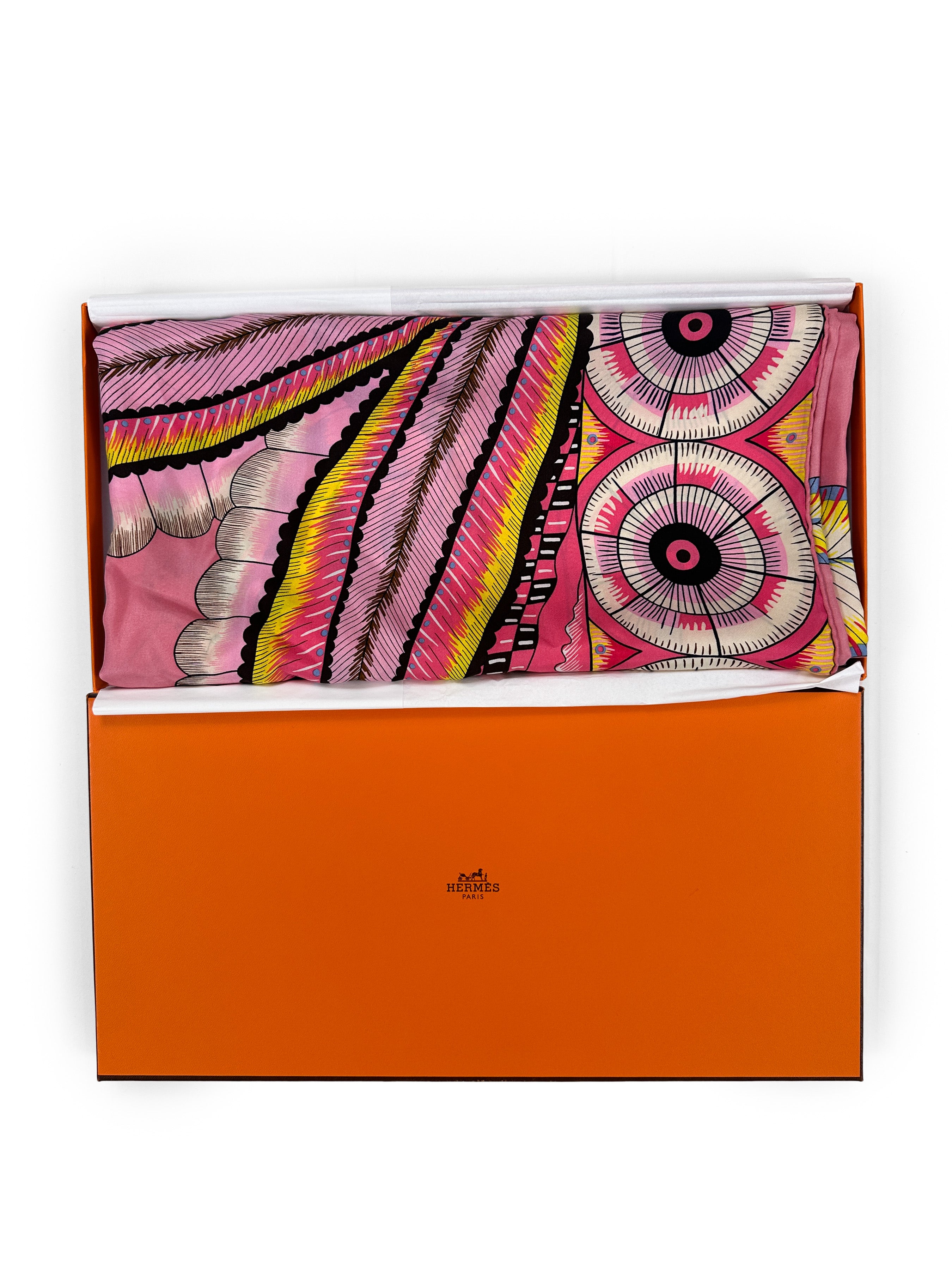 Hermès The Savana Dance Wash Silk 140