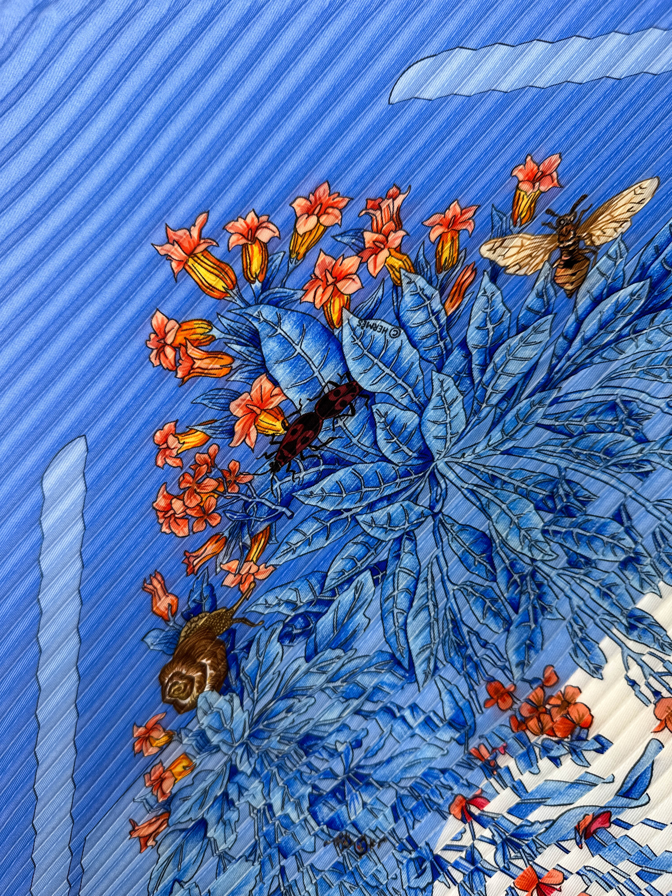 Hermès La Prairie Plissé 90