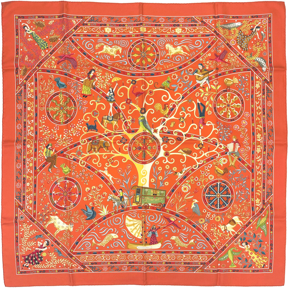 Hermès Peuple Du Vent 90