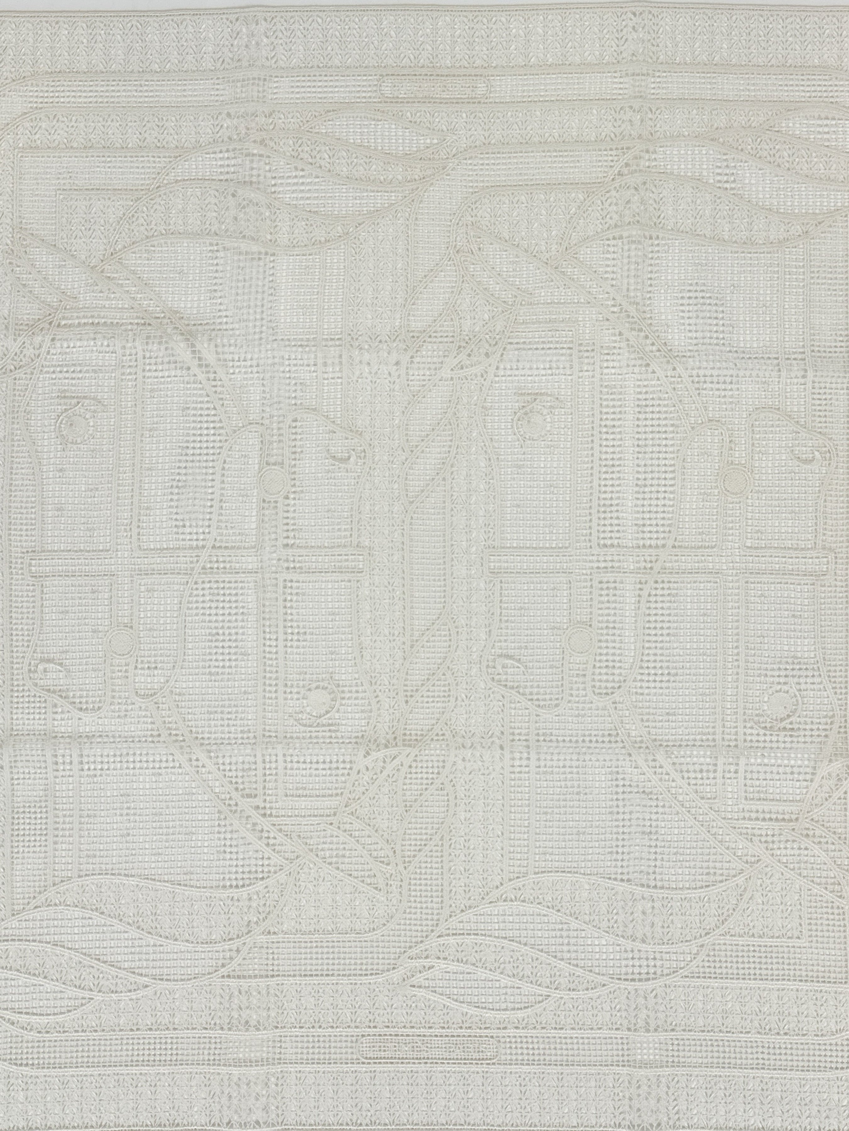Hermès Guipure Quadrige Cotton Silk 60