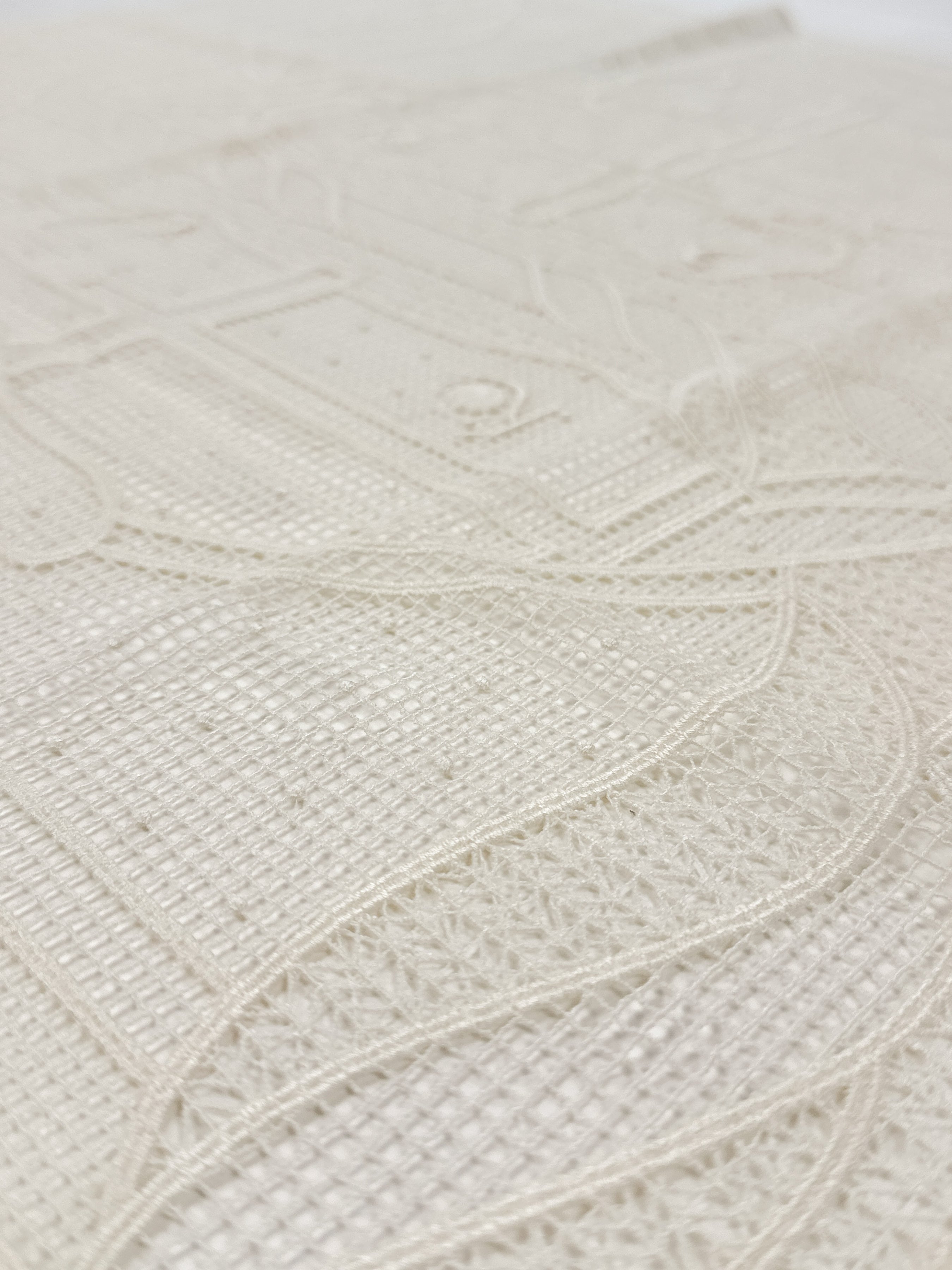 Hermès Guipure Quadrige Cotton Silk 60