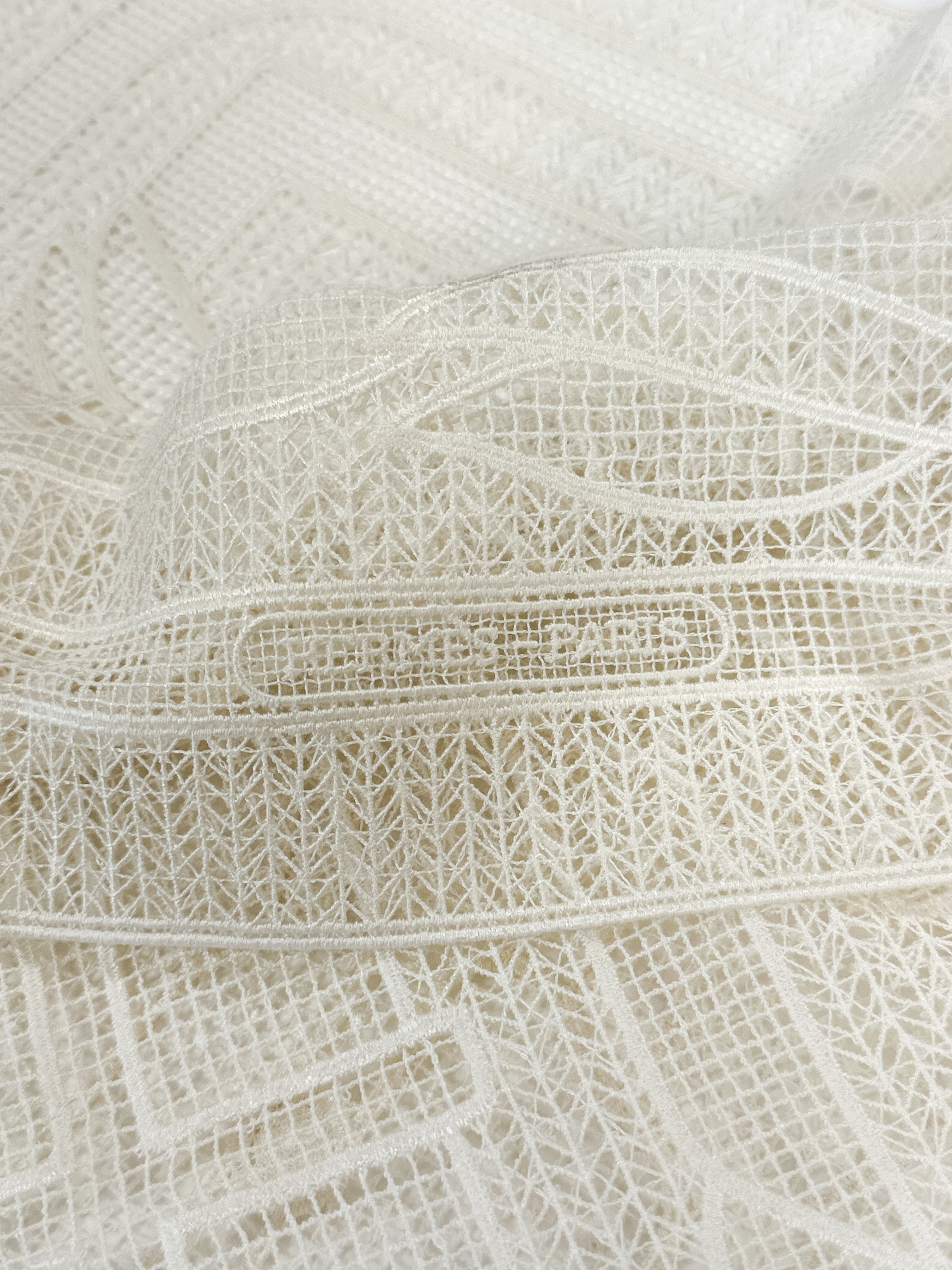 Hermès Guipure Quadrige Cotton Silk 60