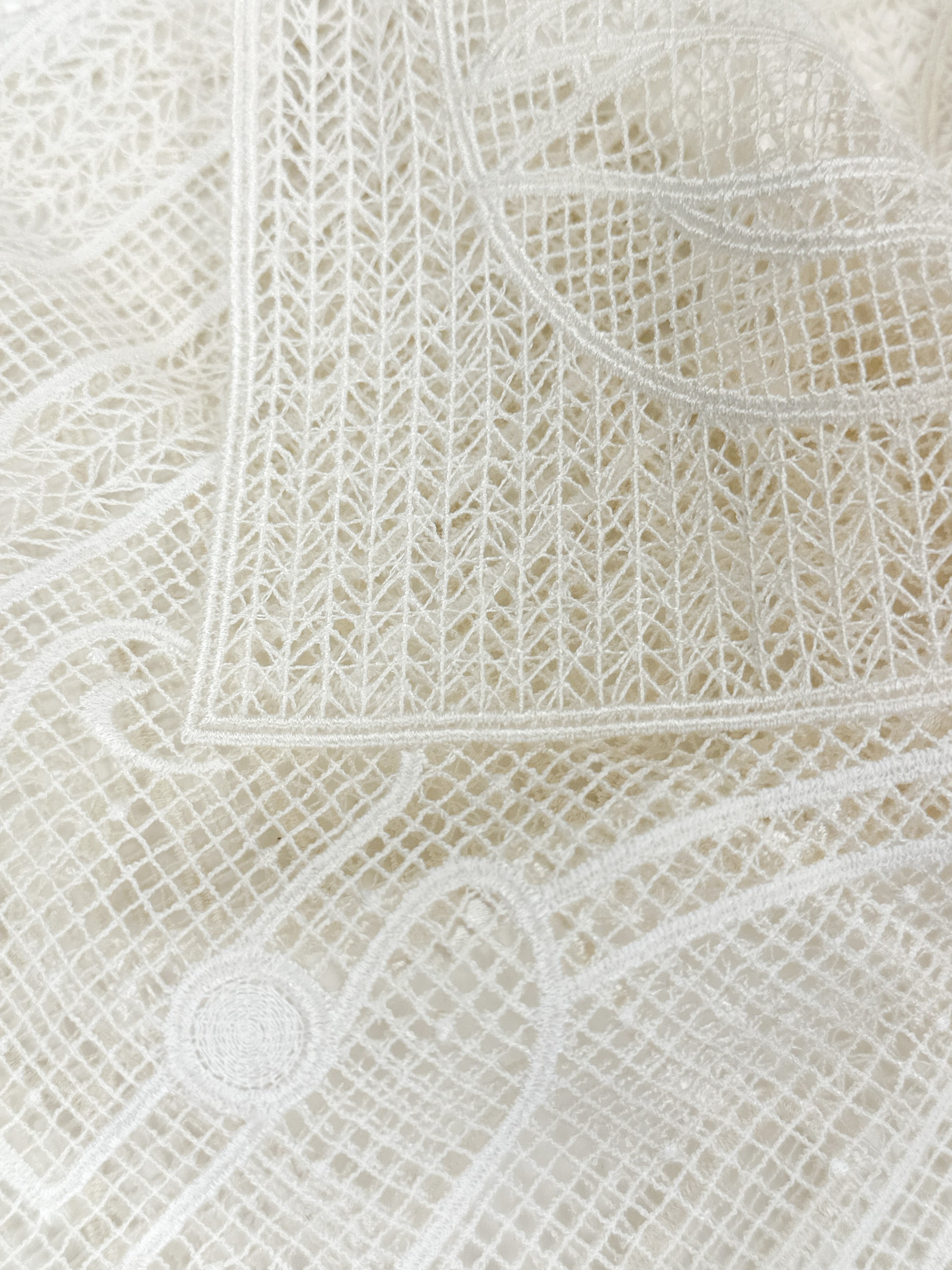 Hermès Guipure Quadrige Cotton Silk 60