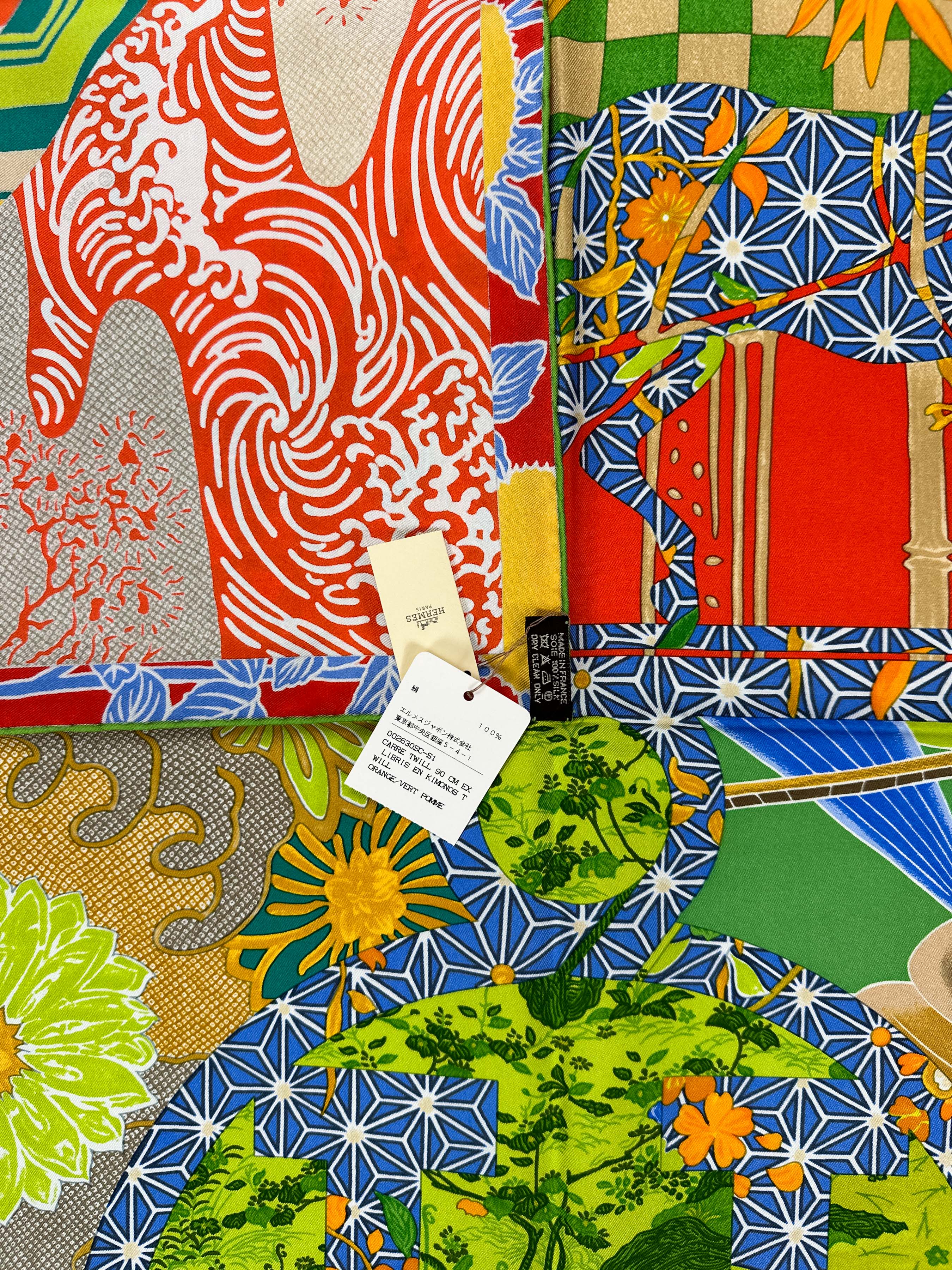 Hermès Ex-Libris en Kimonos Special Edition 400 Years of Matsuzakaya 90