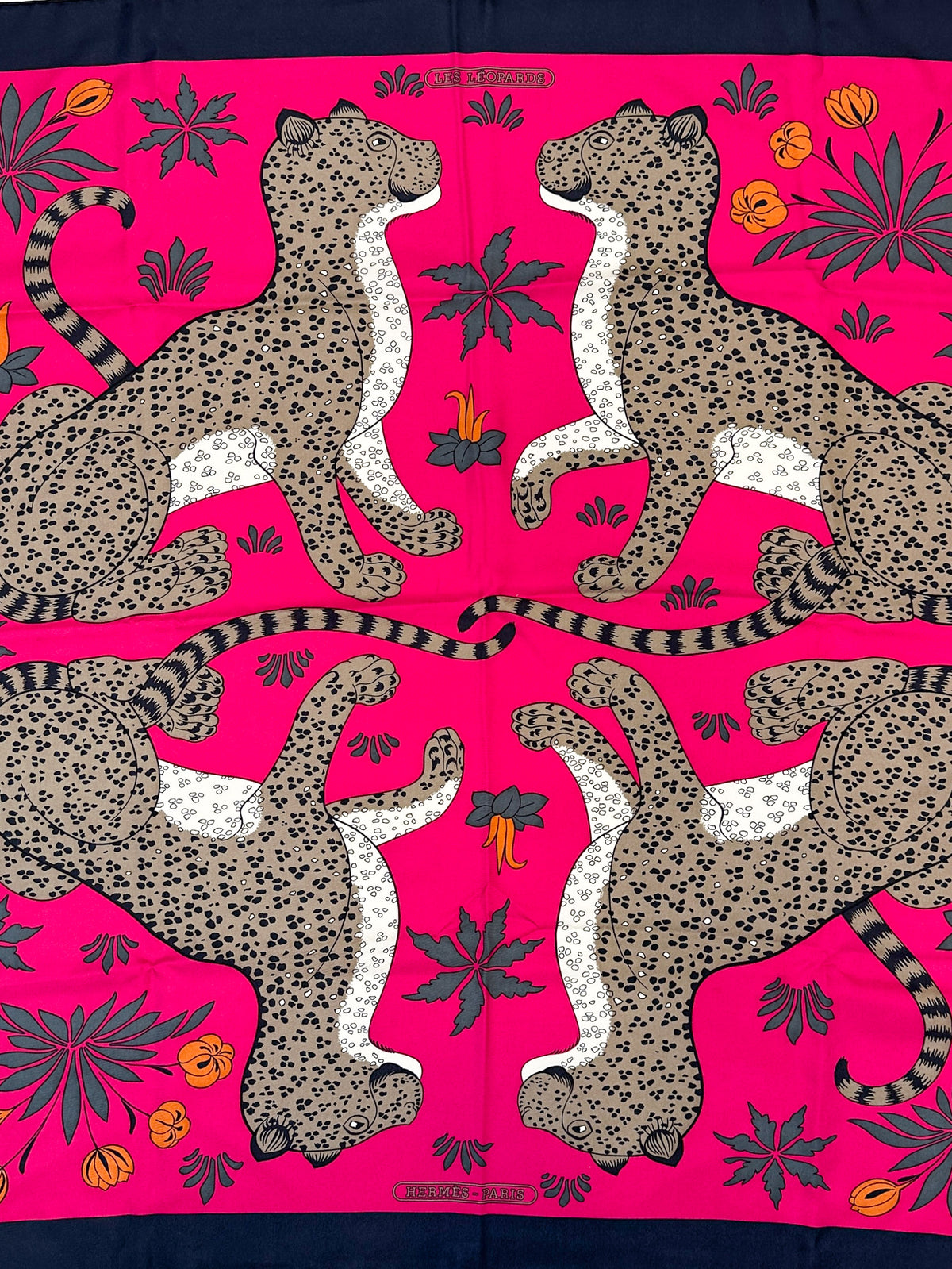Hermès Les Leopards 90