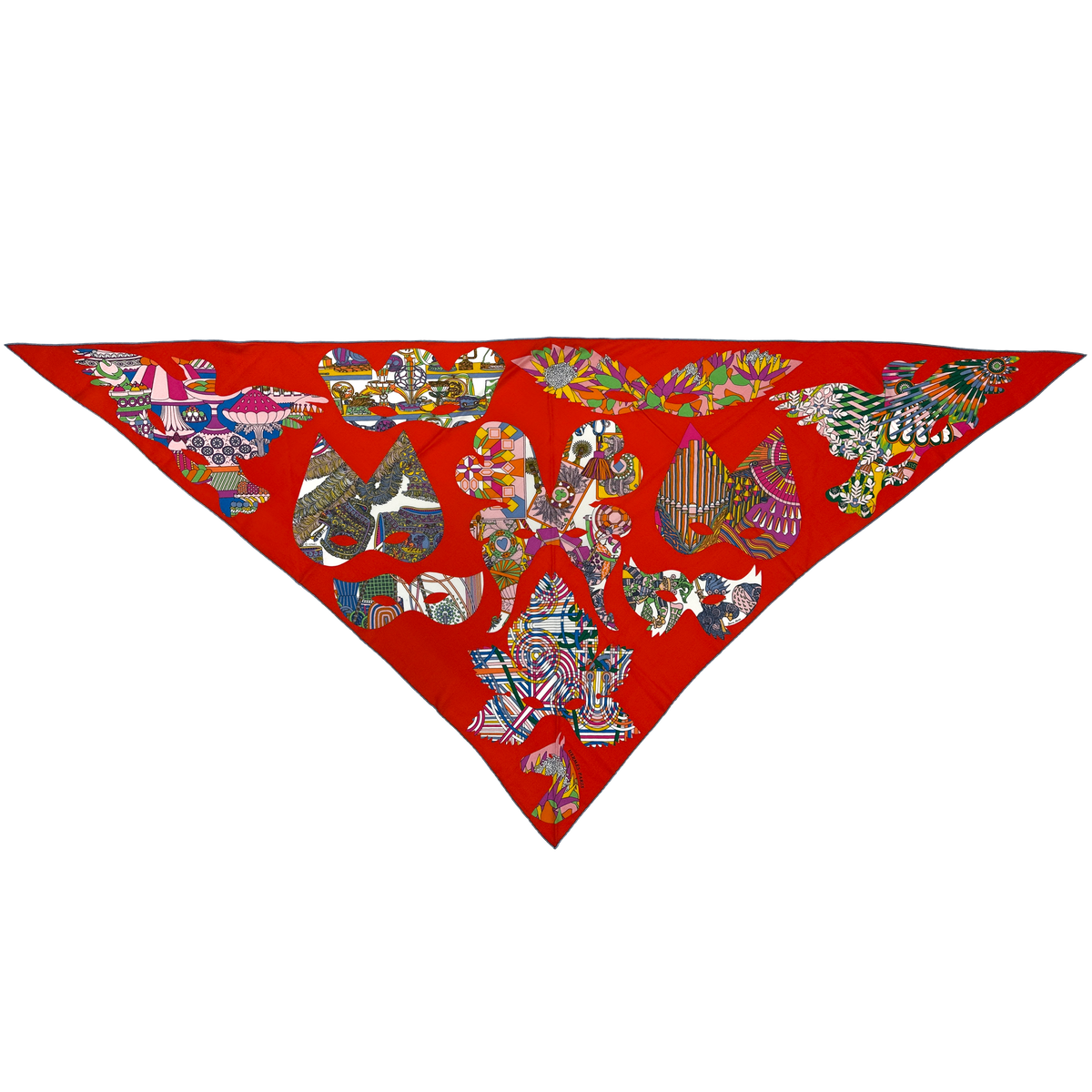 Hermès Bal de Soie Giant Triangle