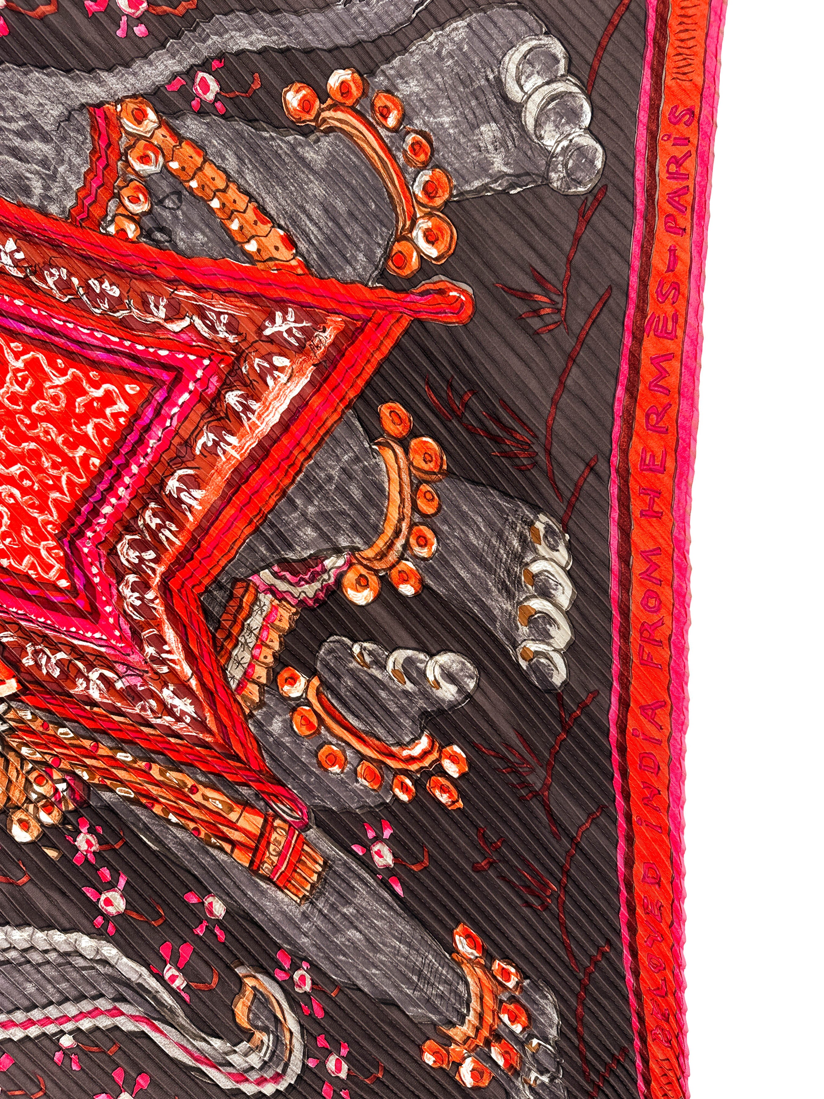 Hermès Beloved India Plissé 90