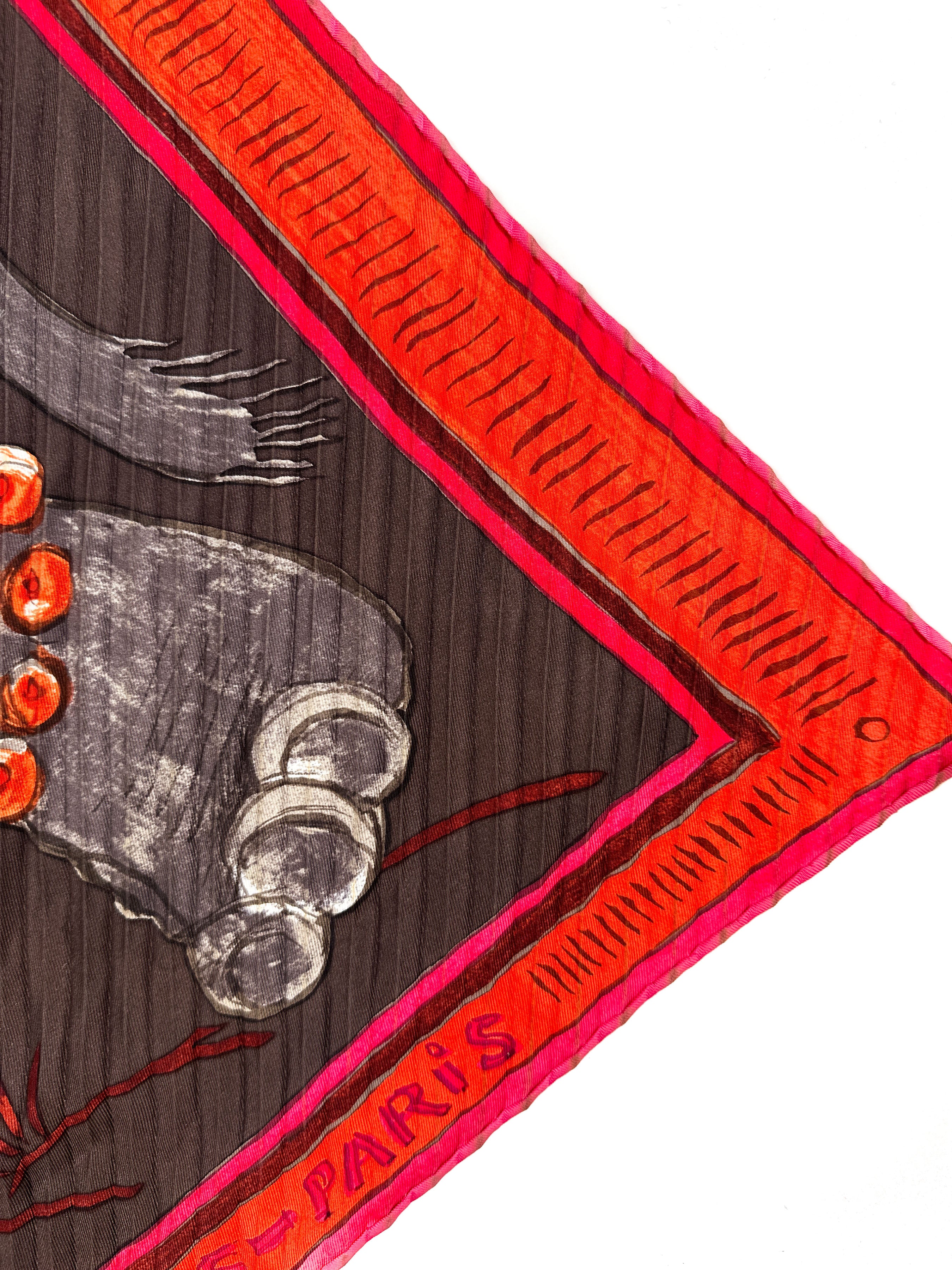 Hermès Beloved India Plissé 90