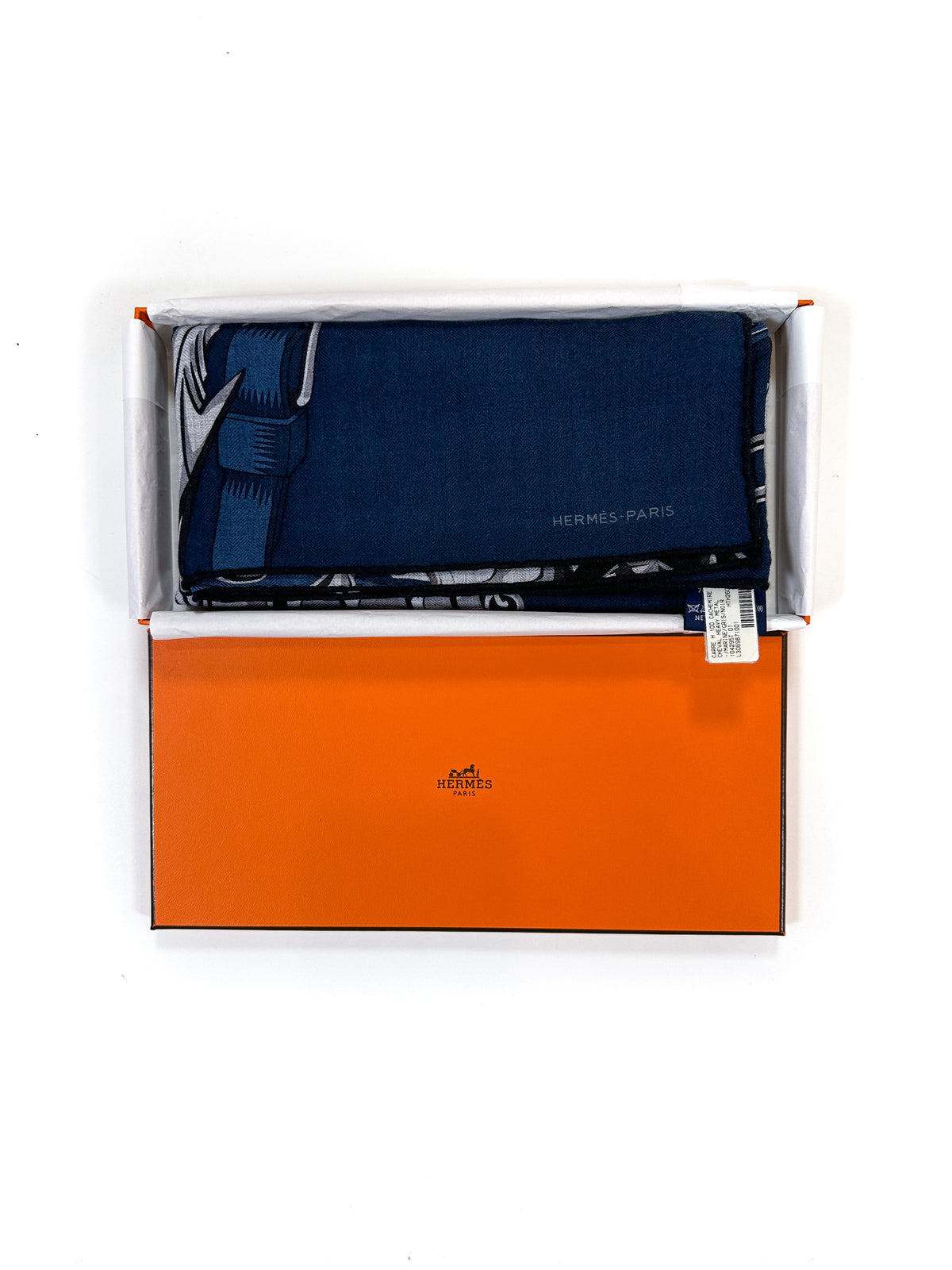 Hermès Cheval Heavy Metal Cashmere Silk 100