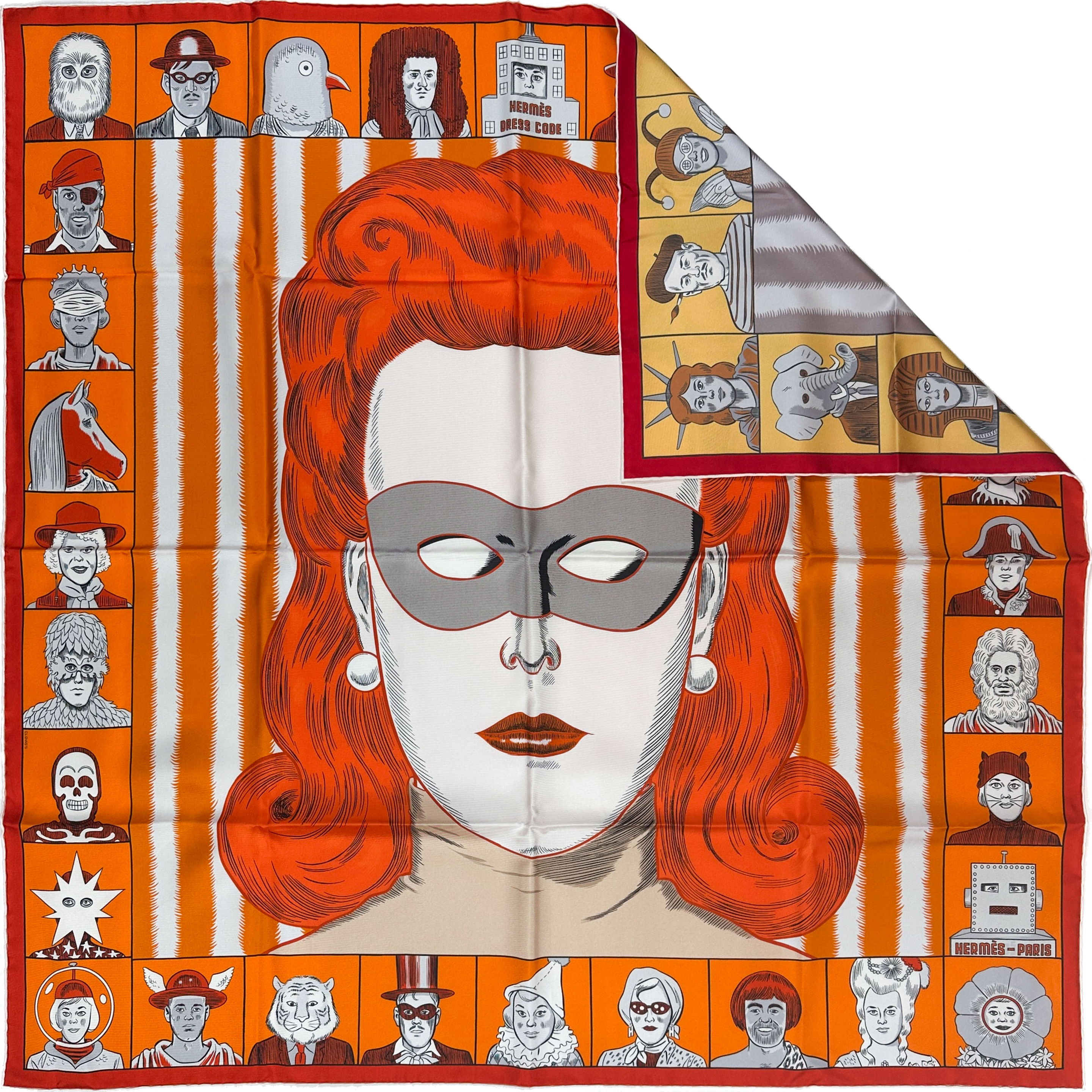 Hermès Dress Code Double Face 90