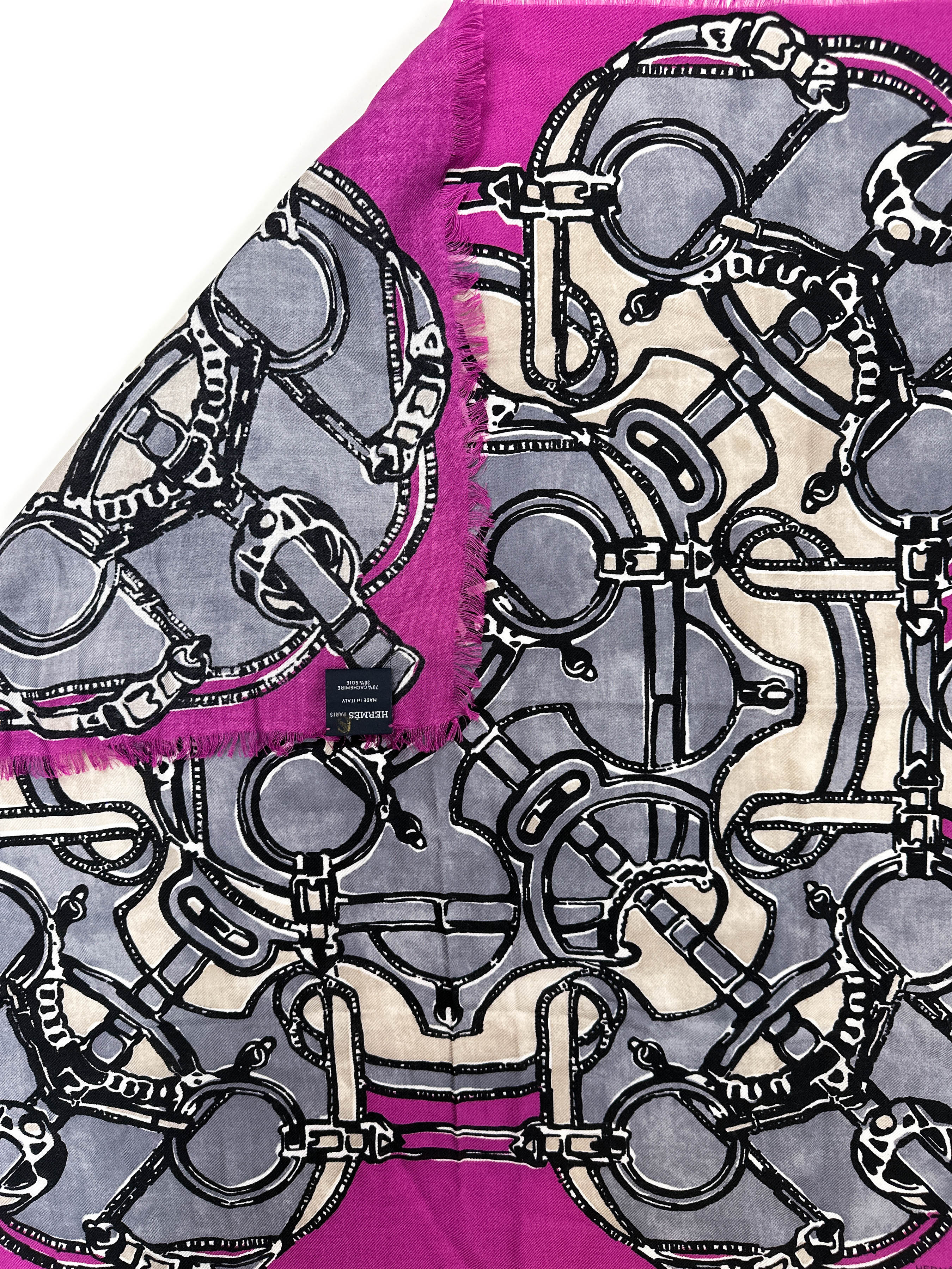 Hermès Eperon d'Or et de Couleurs Cashmere Silk 65