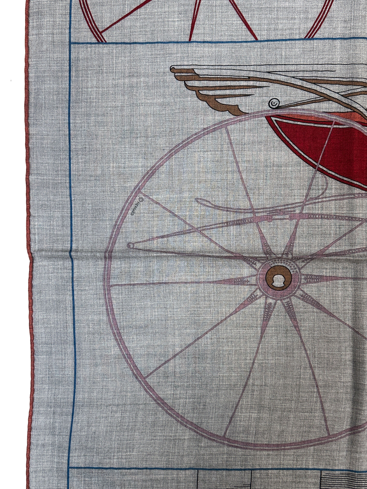 Hermès A Toute Berline ! Cashmere Silk 140