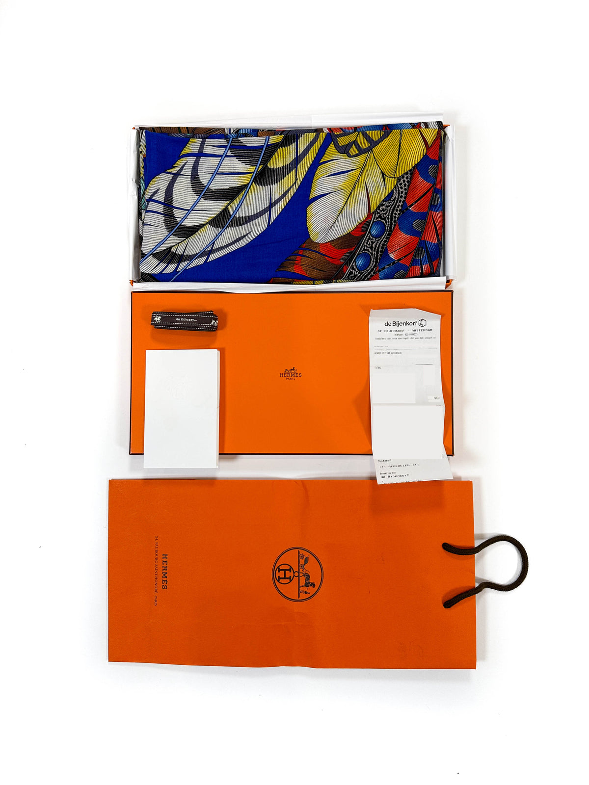 Hermès Plumes en Fête Cashmere Silk 140
