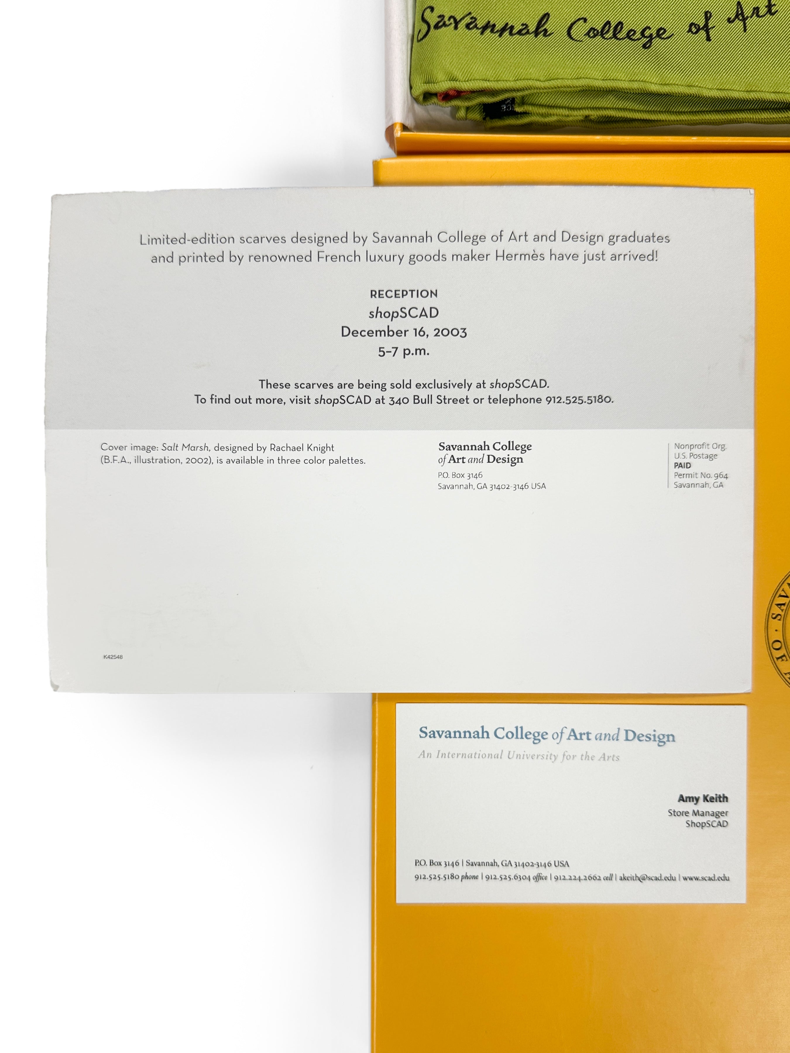 Hermès Limited Edition Salt Marsh for SCAD 90