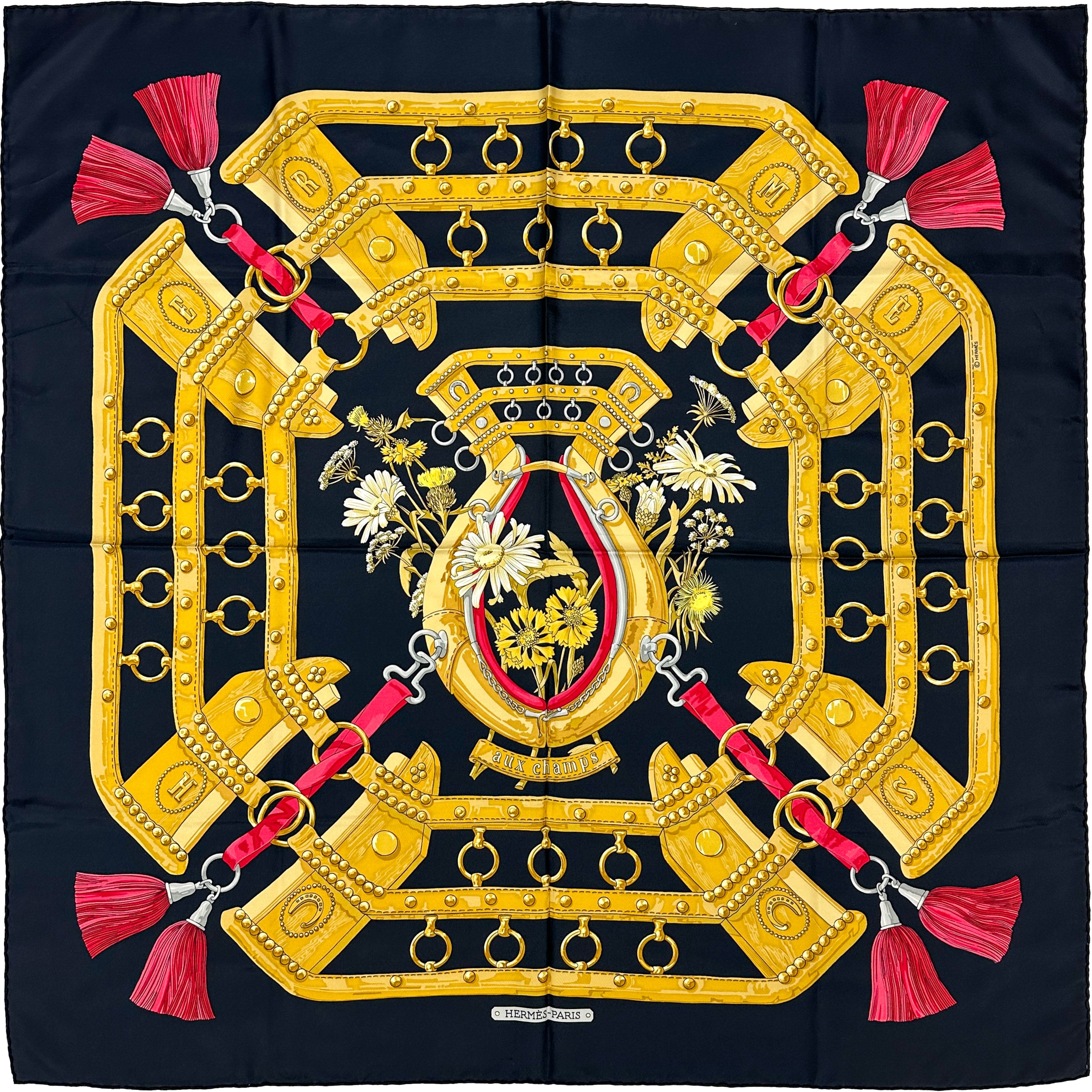 Hermès Aux Champs 90