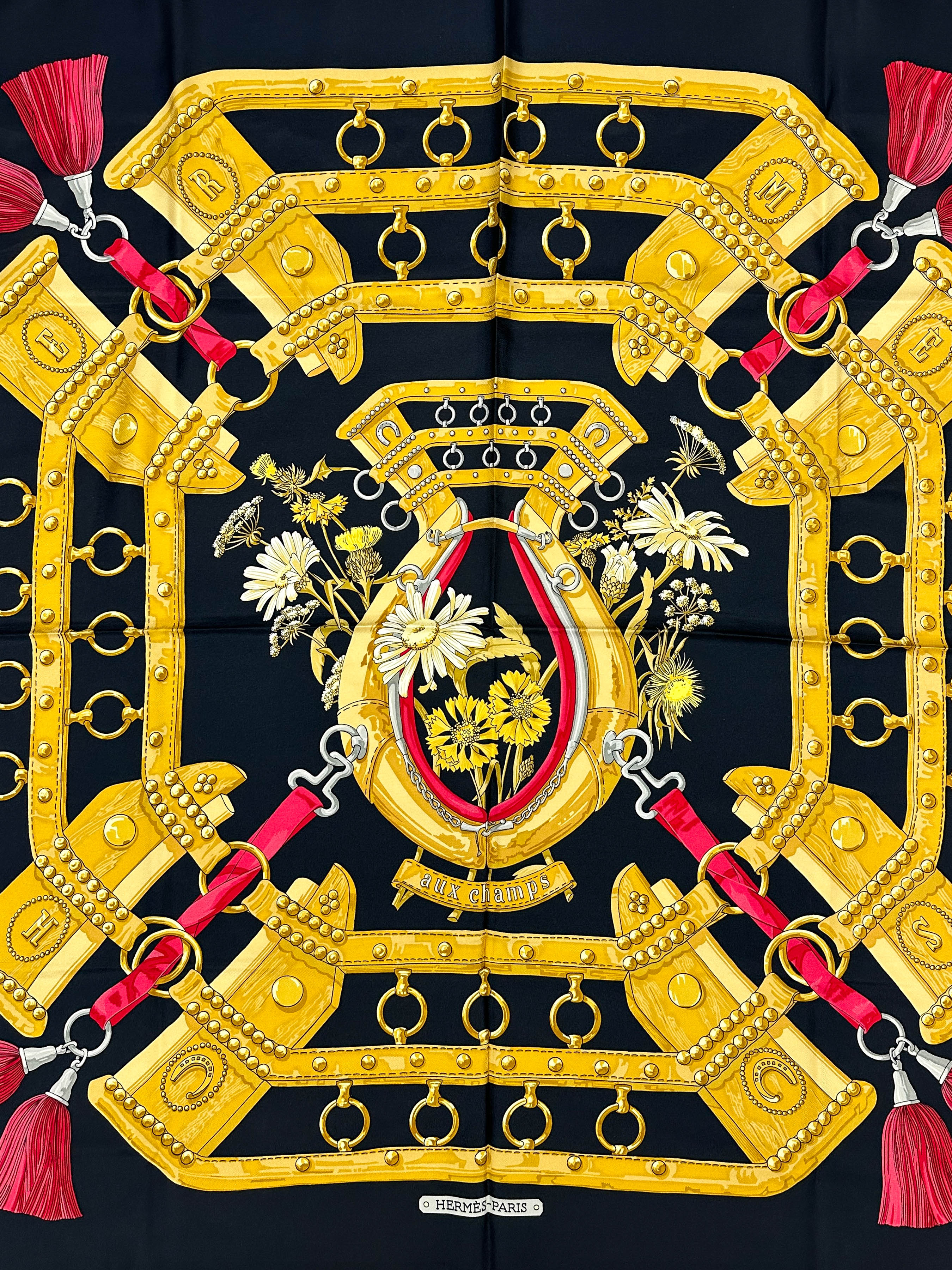 Hermès Aux Champs 90