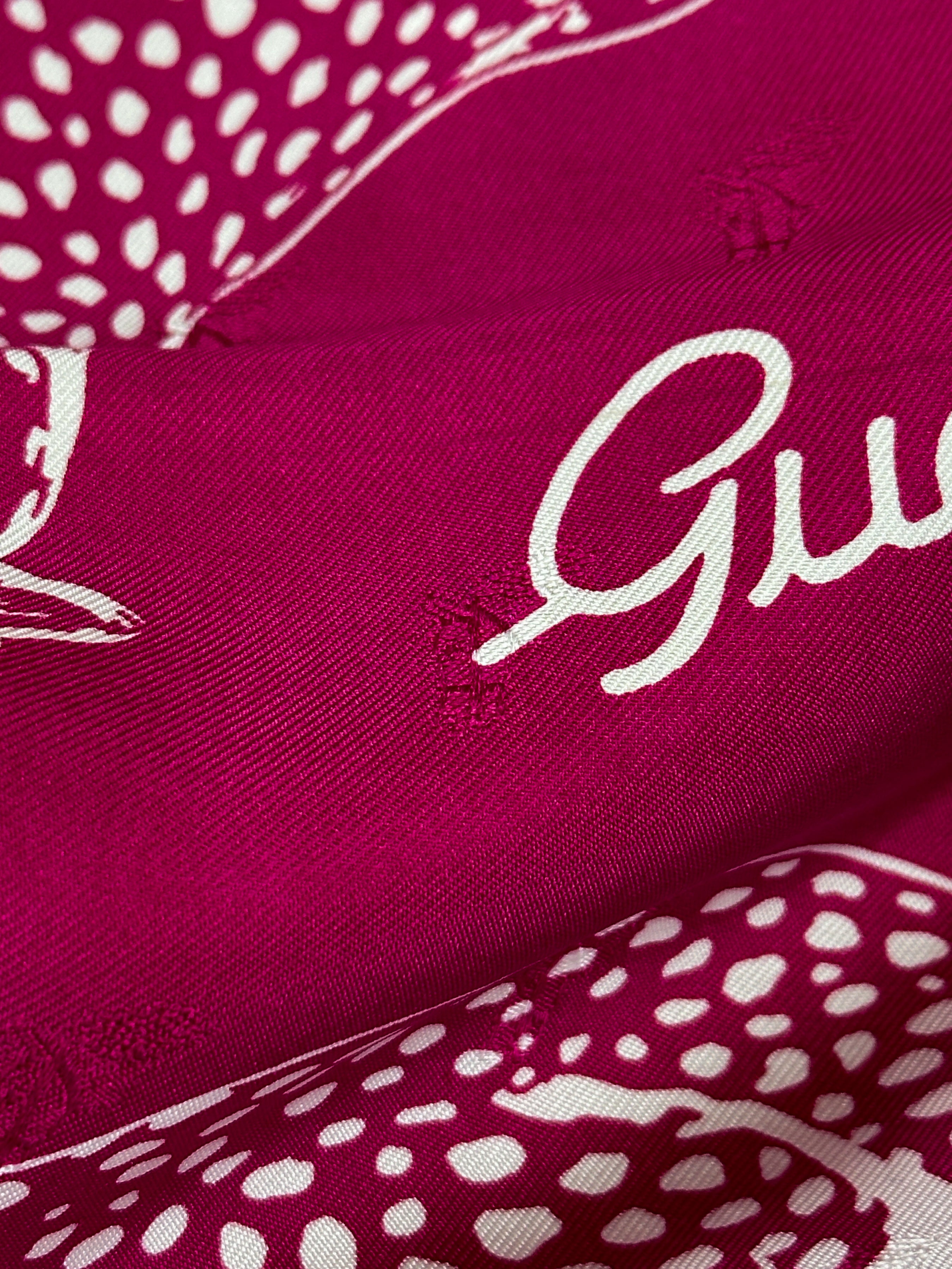 Hermès Guépards Tatouages Jacquard 90