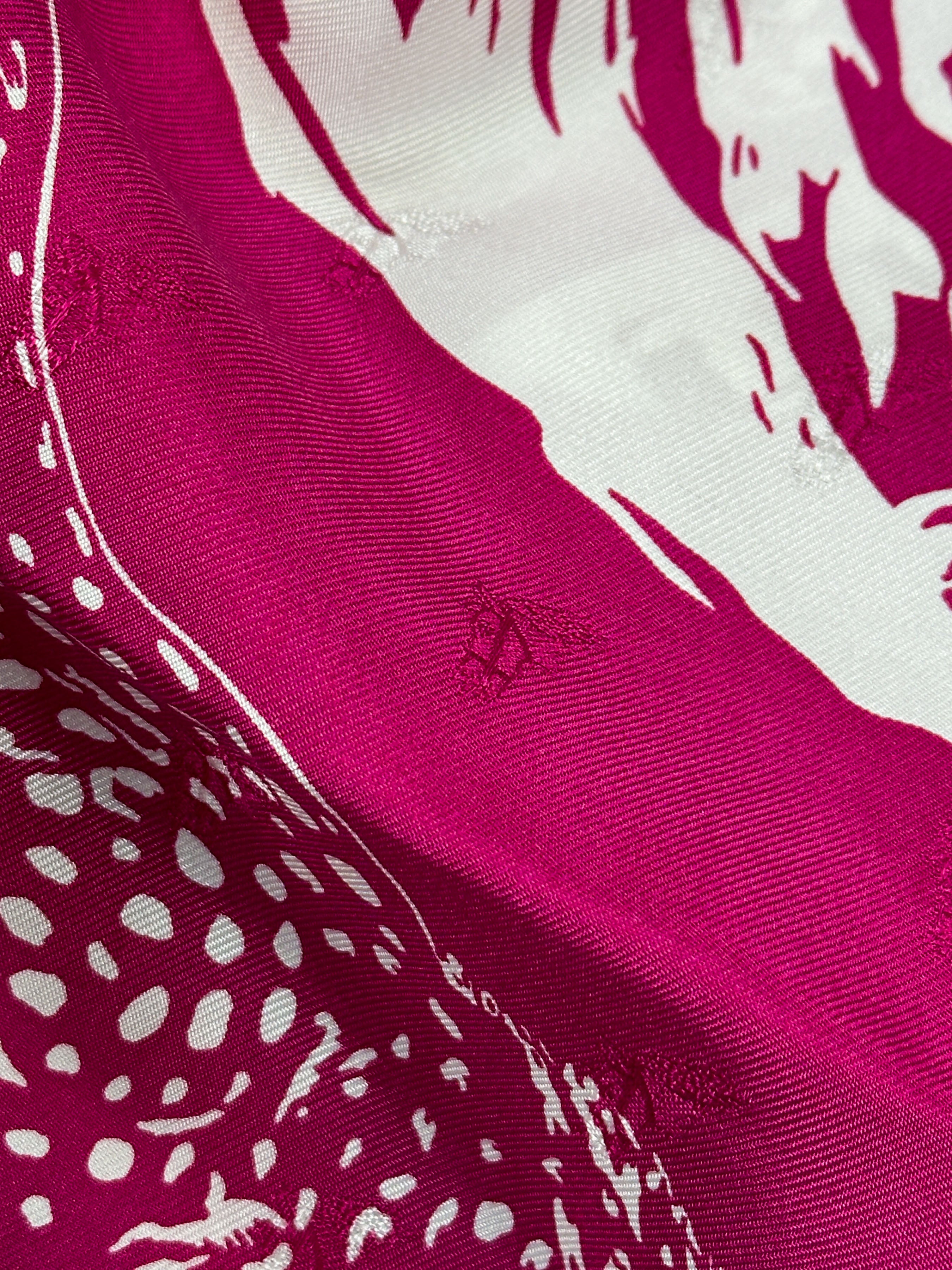 Hermès Guépards Tatouages Jacquard 90