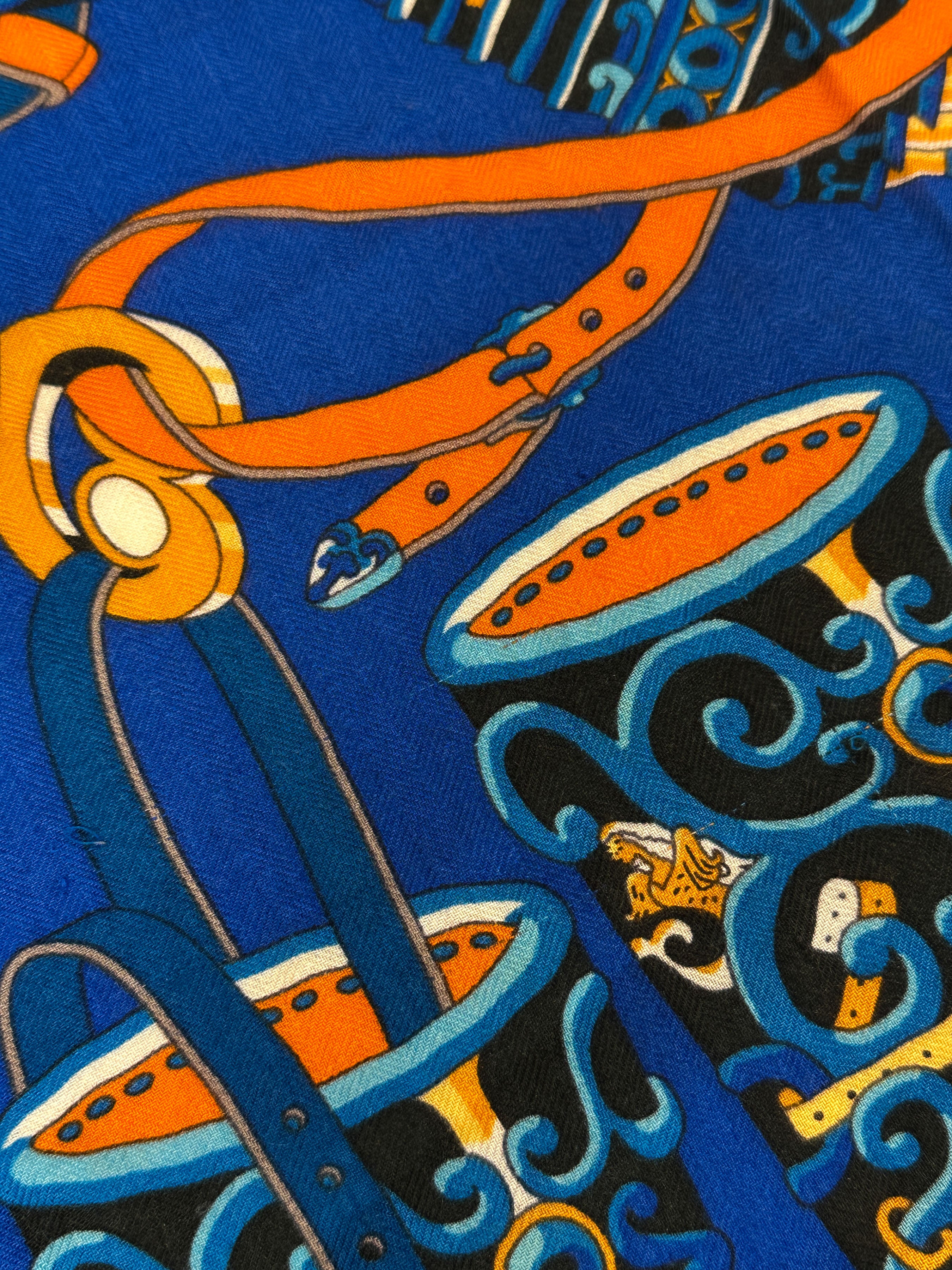 Hermès Sous L'Egide de Mars Cashmere Silk 140