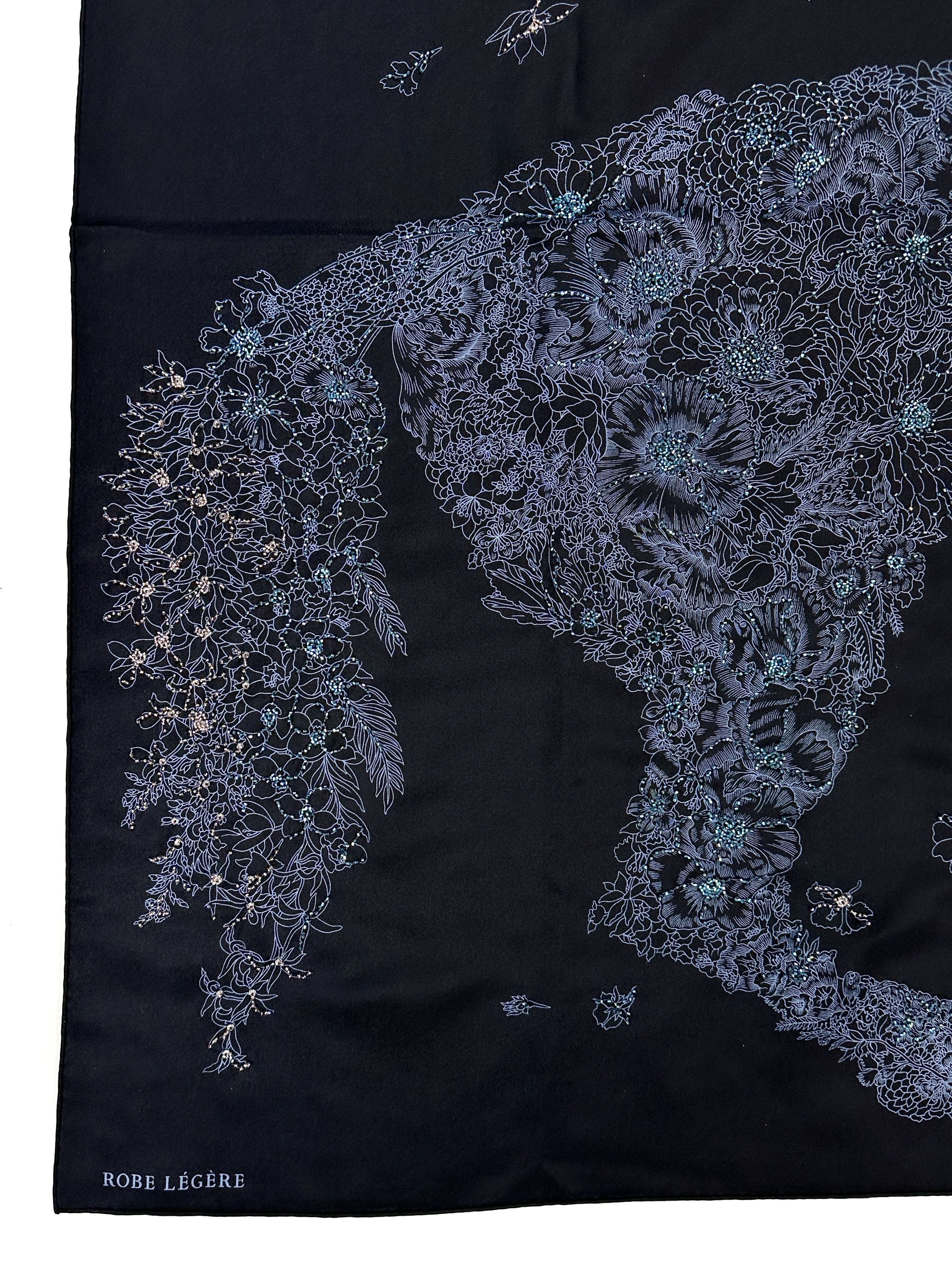 Hermès Robe Légère Beaded Exceptional 90