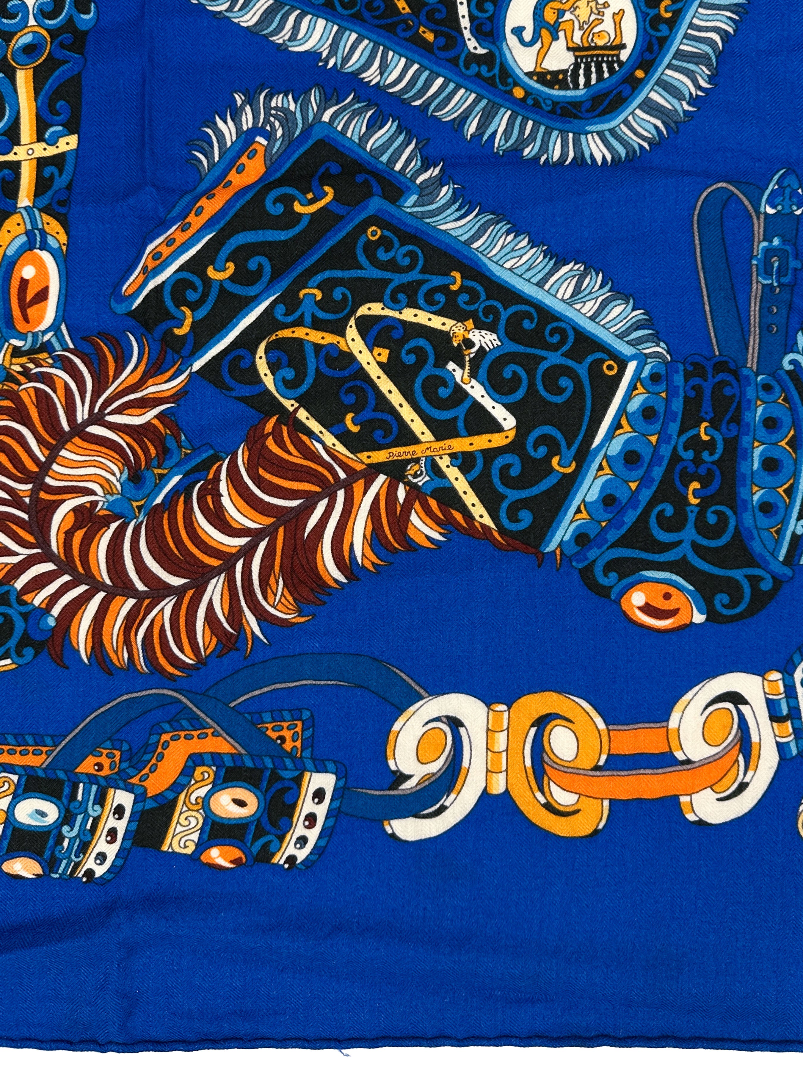 Hermès Sous L'Egide de Mars Cashmere Silk 140