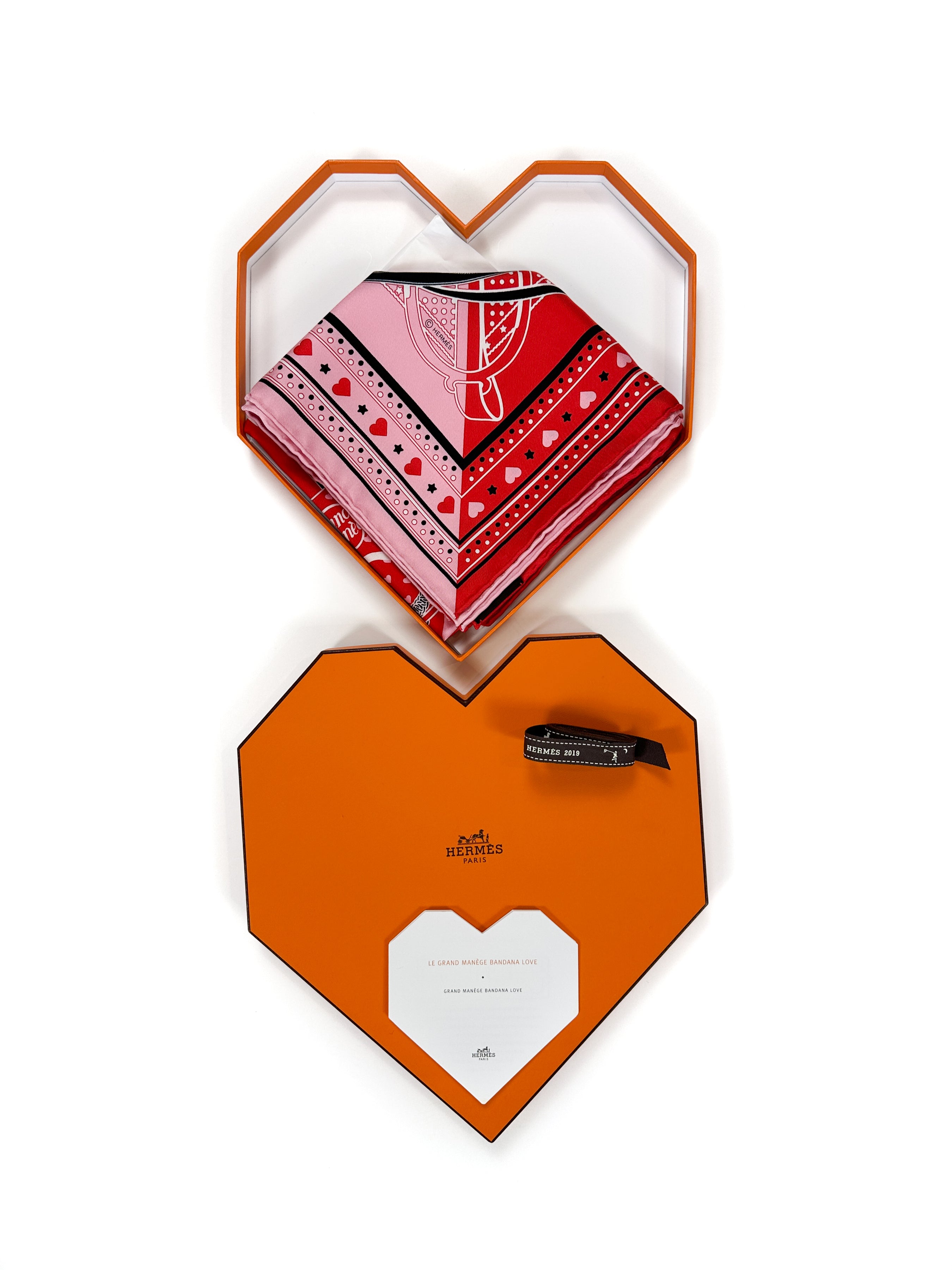 Hermès Le Grand Manège Bandana Love 70